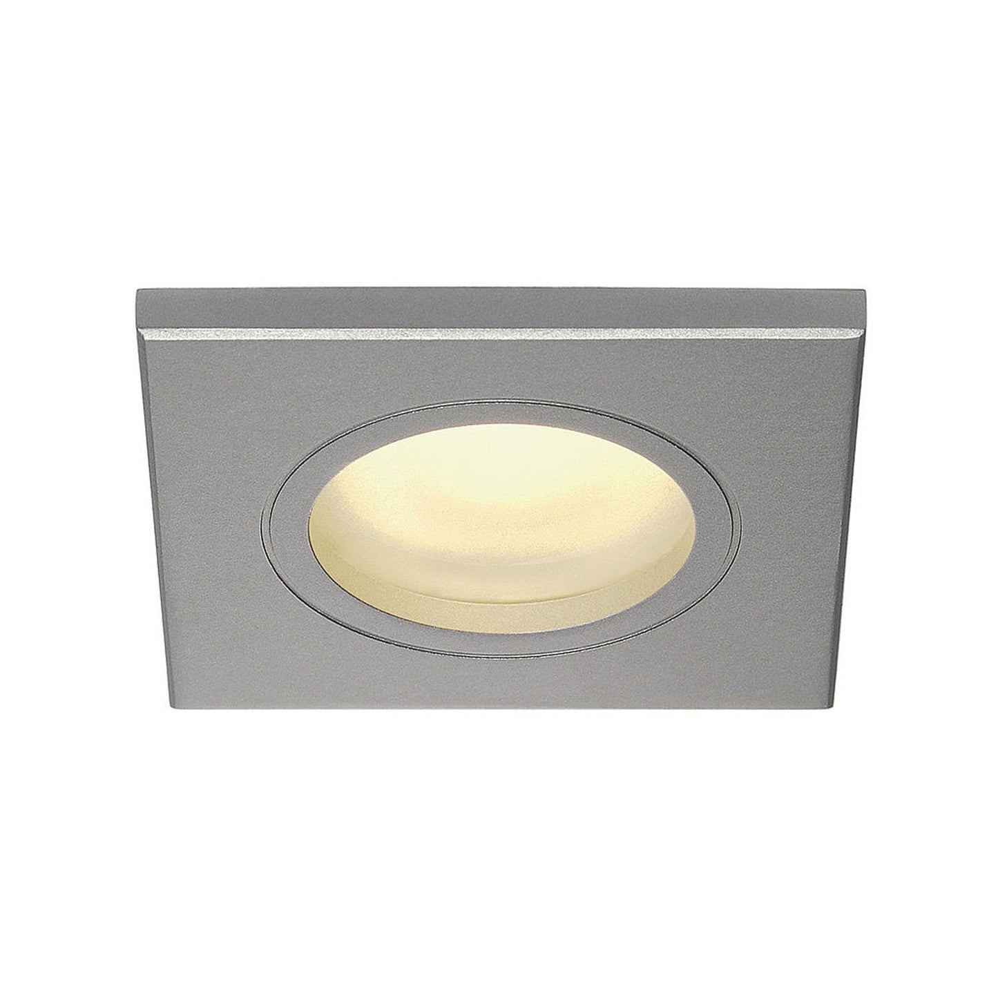 RENDL Outlet DOLIX OUT SQ recessed silver grey 230V GU10 35W IP44 111144 1