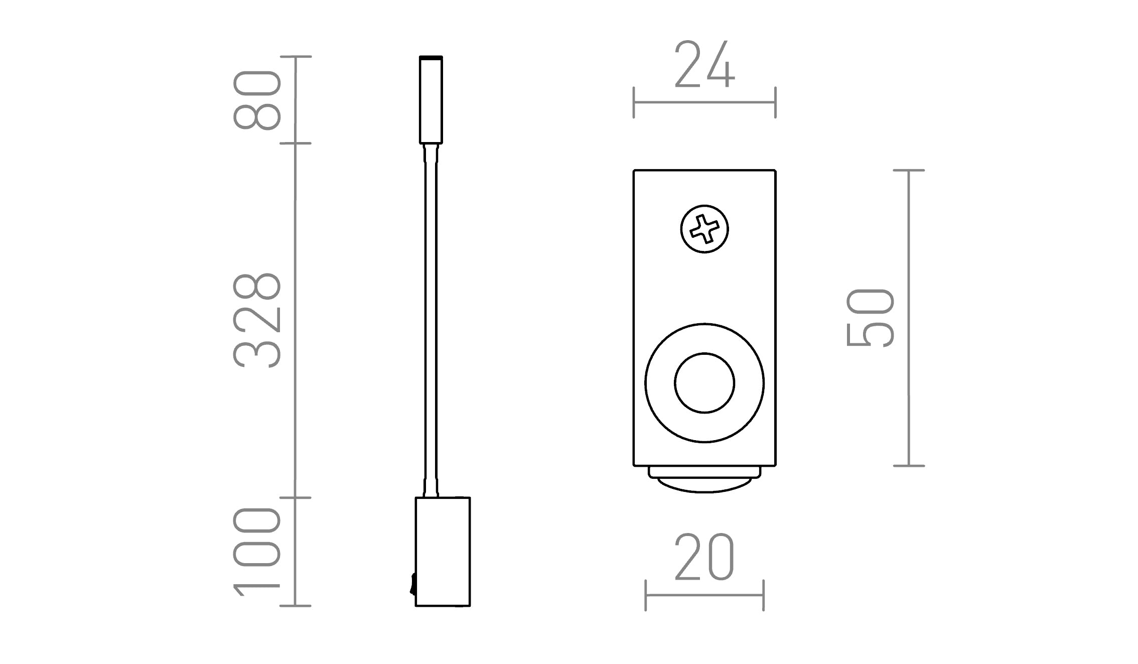 EKE wall lamp - Product sketch