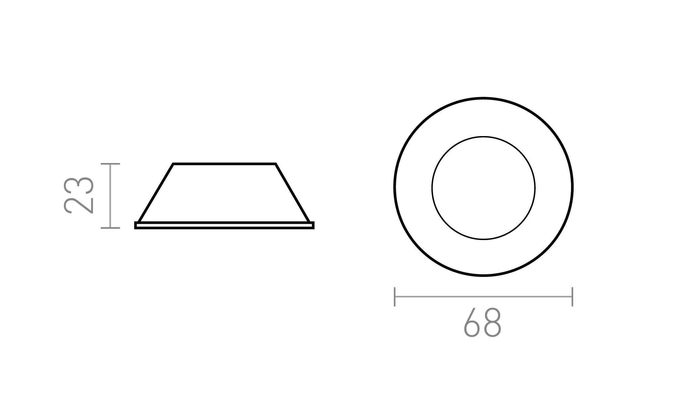 ANTARES διακοσμητικός ανακλαστήρας - Product sketch