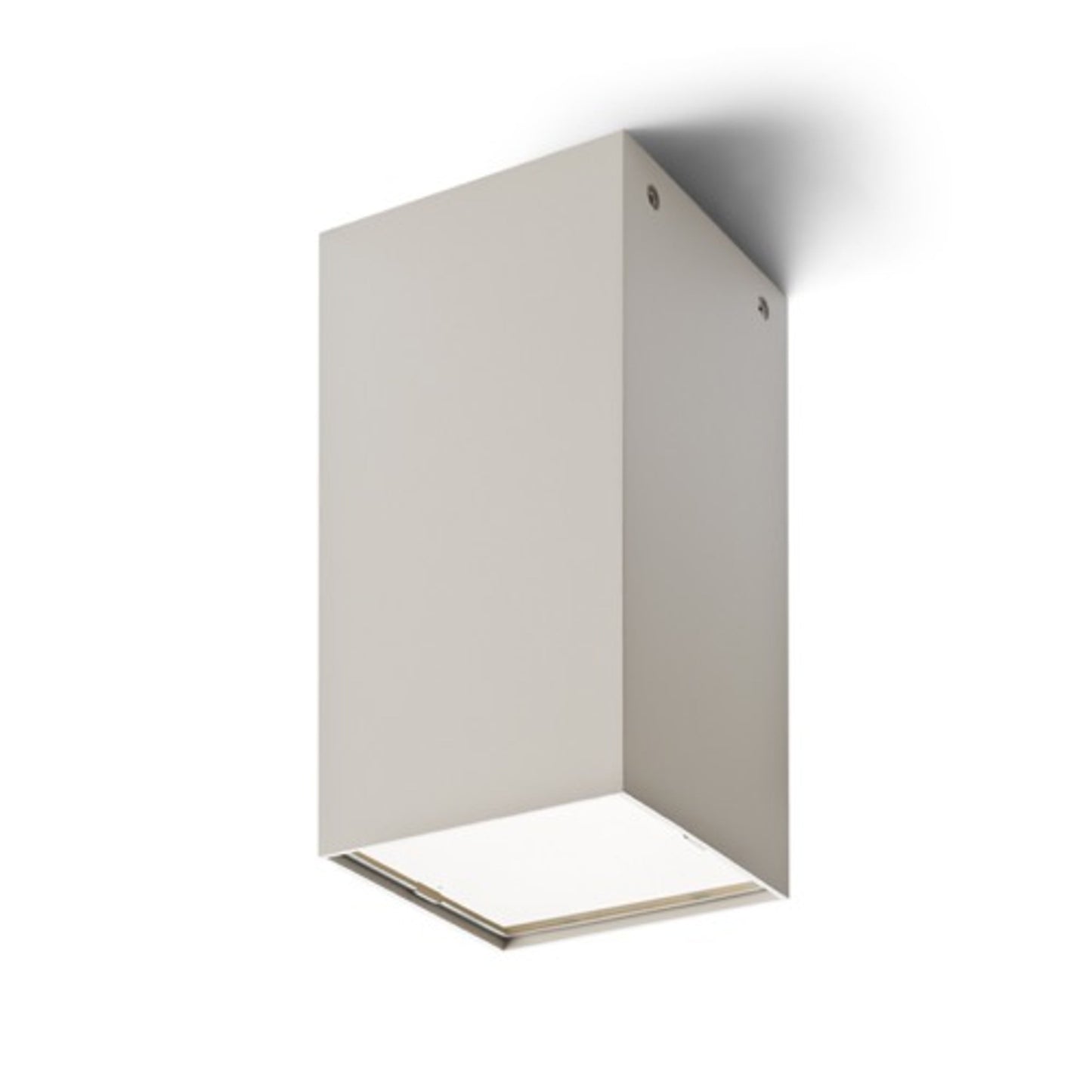 RENDL Outlet MEA ceiling angular brushed aluminum 230V LED E27 15W R10213 1