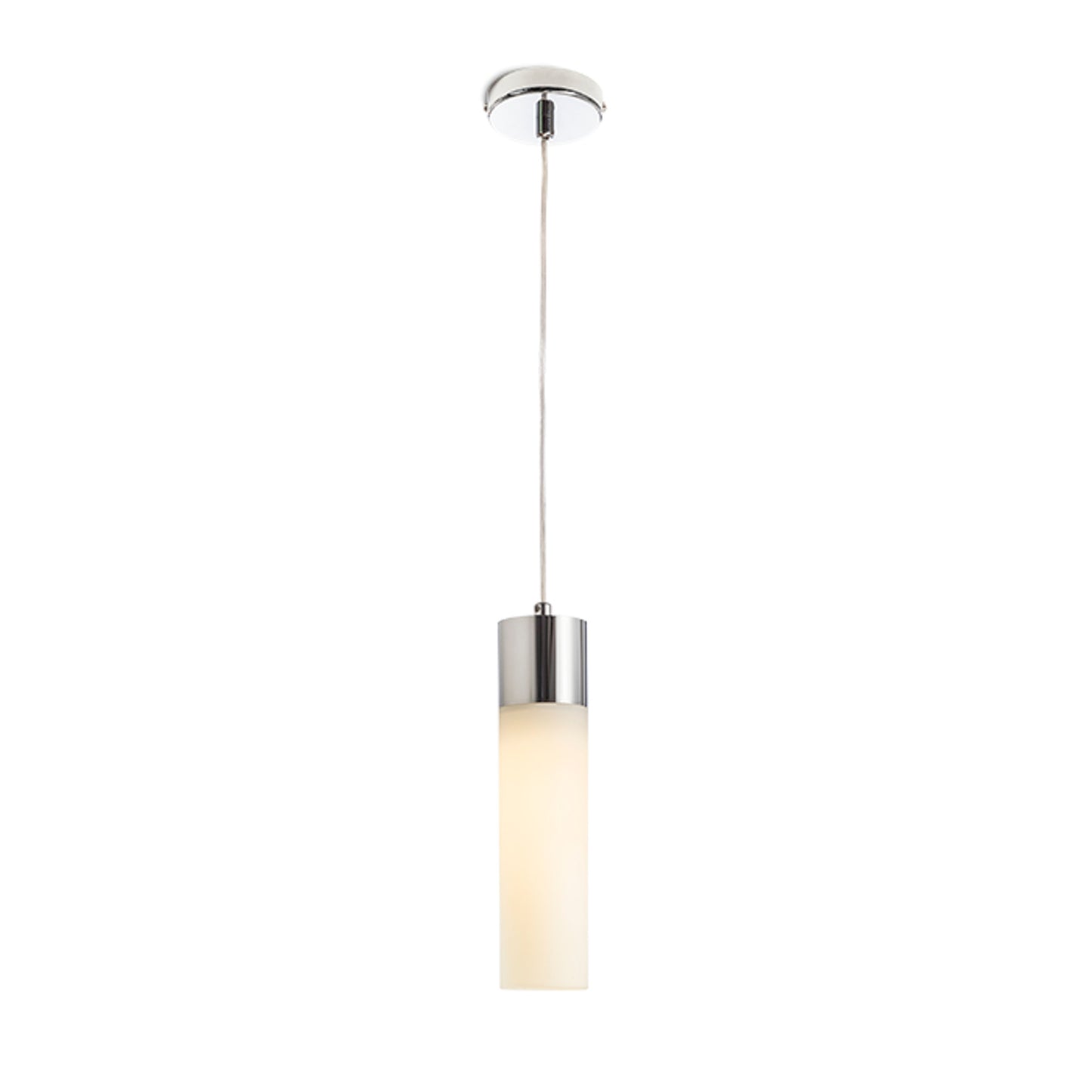 RENDL pendant lamp EIGHT pendant opal-colored glass/chrome 230V LED E27 11W R10493 1