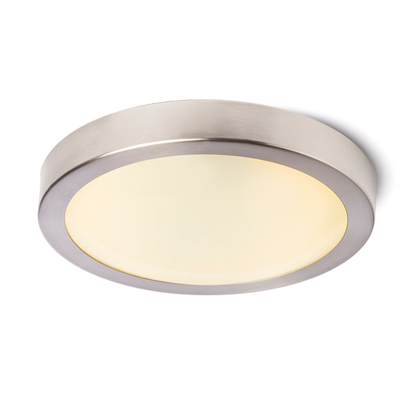 RENDL surface mounted lamp BARRY ceiling matt nickel 230V 2GX13 22W IP44 R10576 1