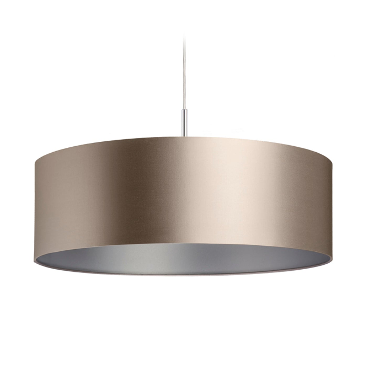 RENDL shades, shade bases, pendent sets RON 60/19 shade Monaco dove gray/silver PVC max. 23W R11584 1