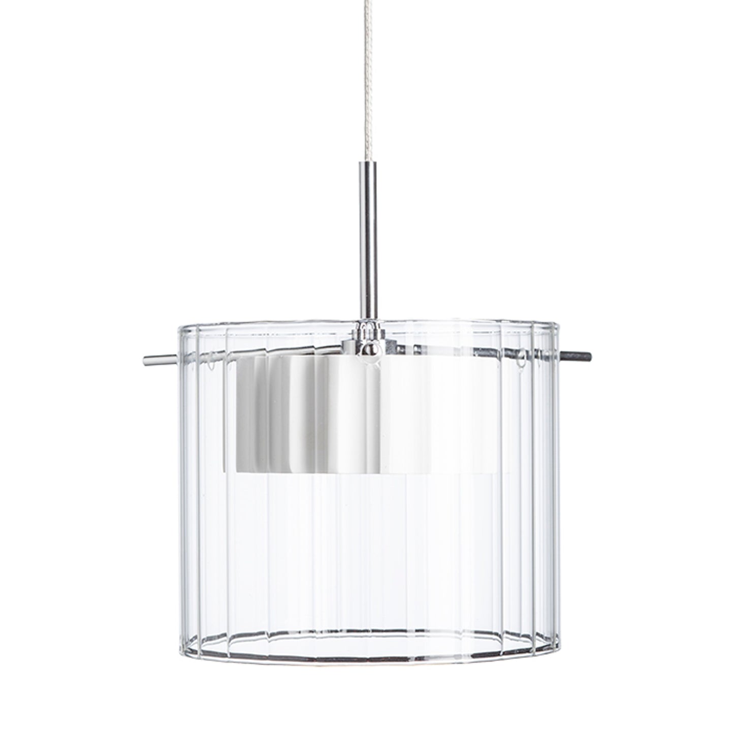 RENDL pendant lamp ESTRA I pendant white clear glass 230V LED 5W 3000K R11679 4