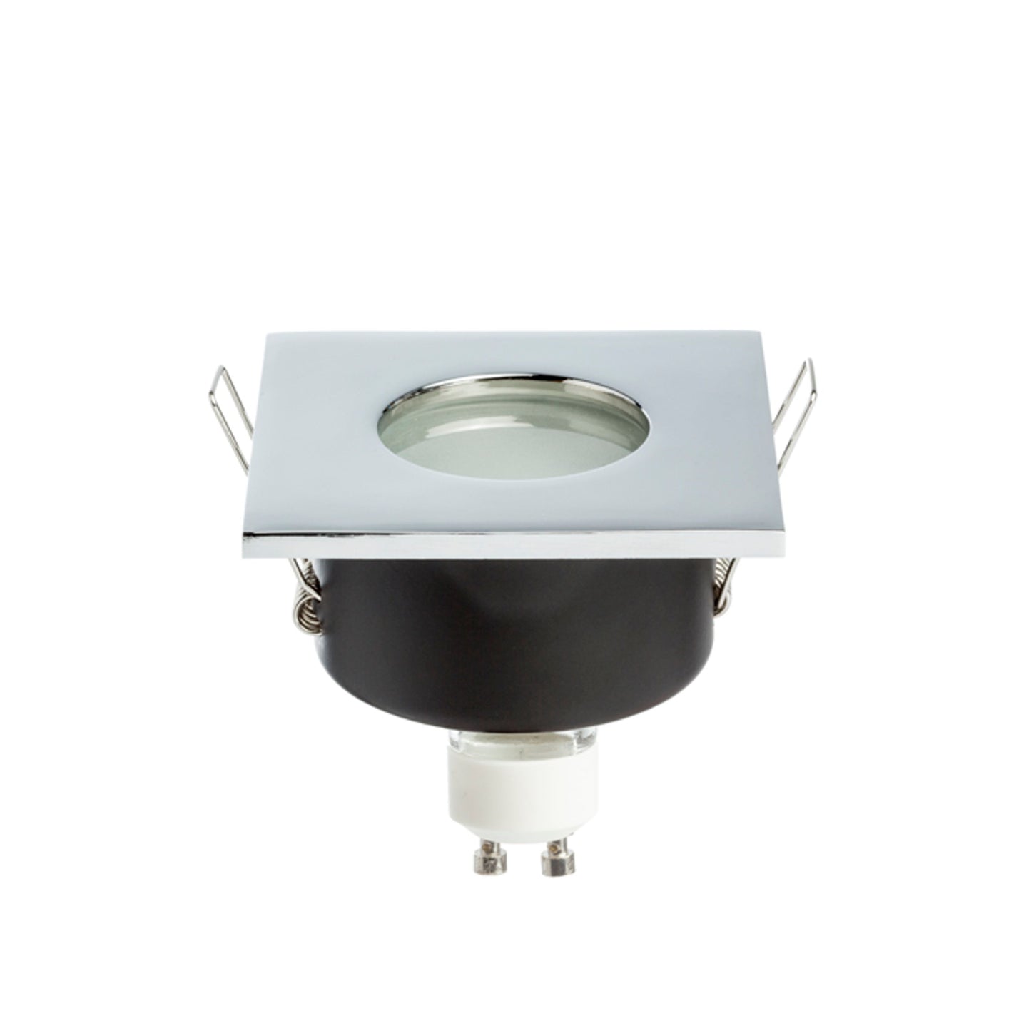 RENDL recessed light SPLASH SQ recessed chrome 230V LED GU10 8W IP65 R11735 4