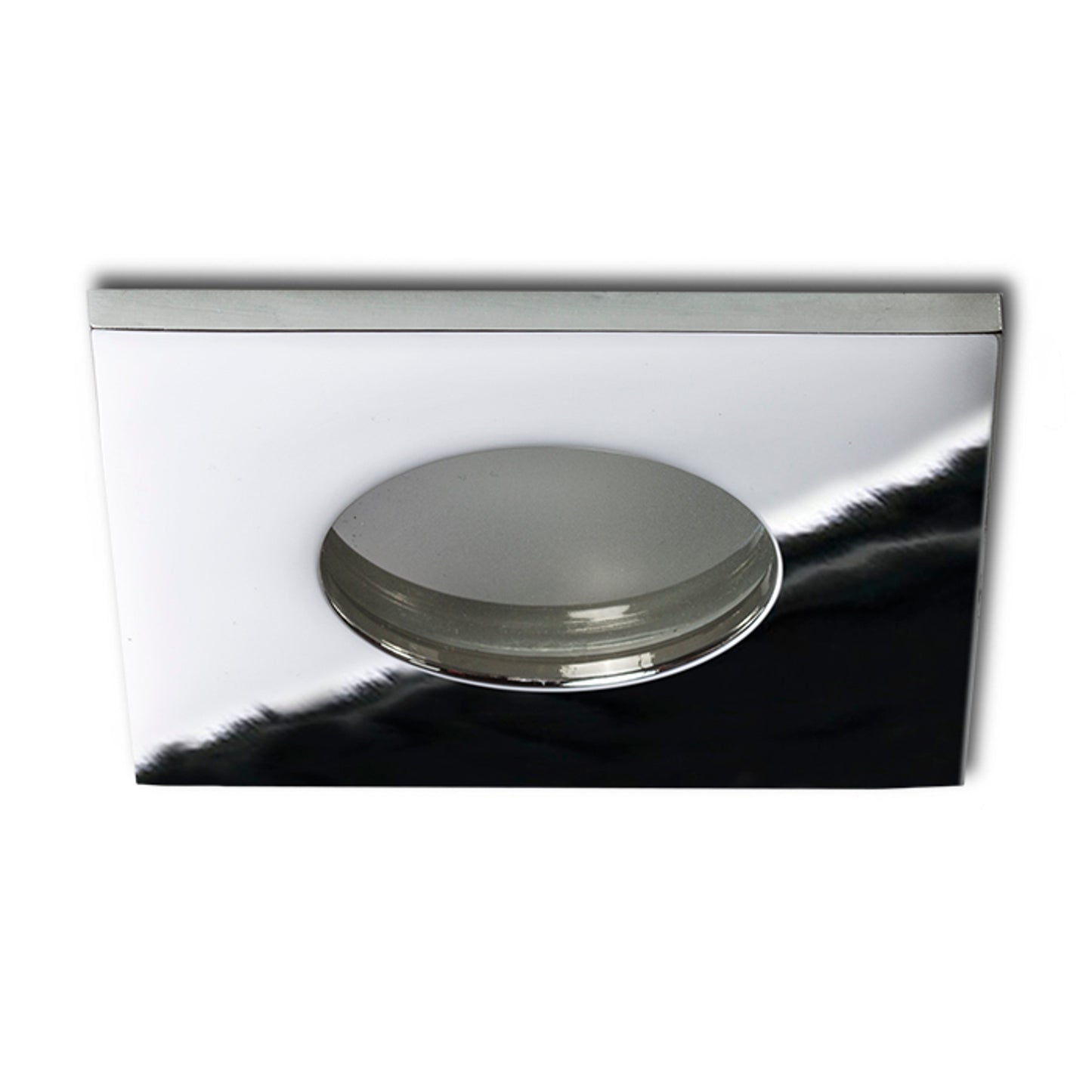 RENDL recessed light SPLASH SQ recessed chrome 230V LED GU10 8W IP65 R11735 8