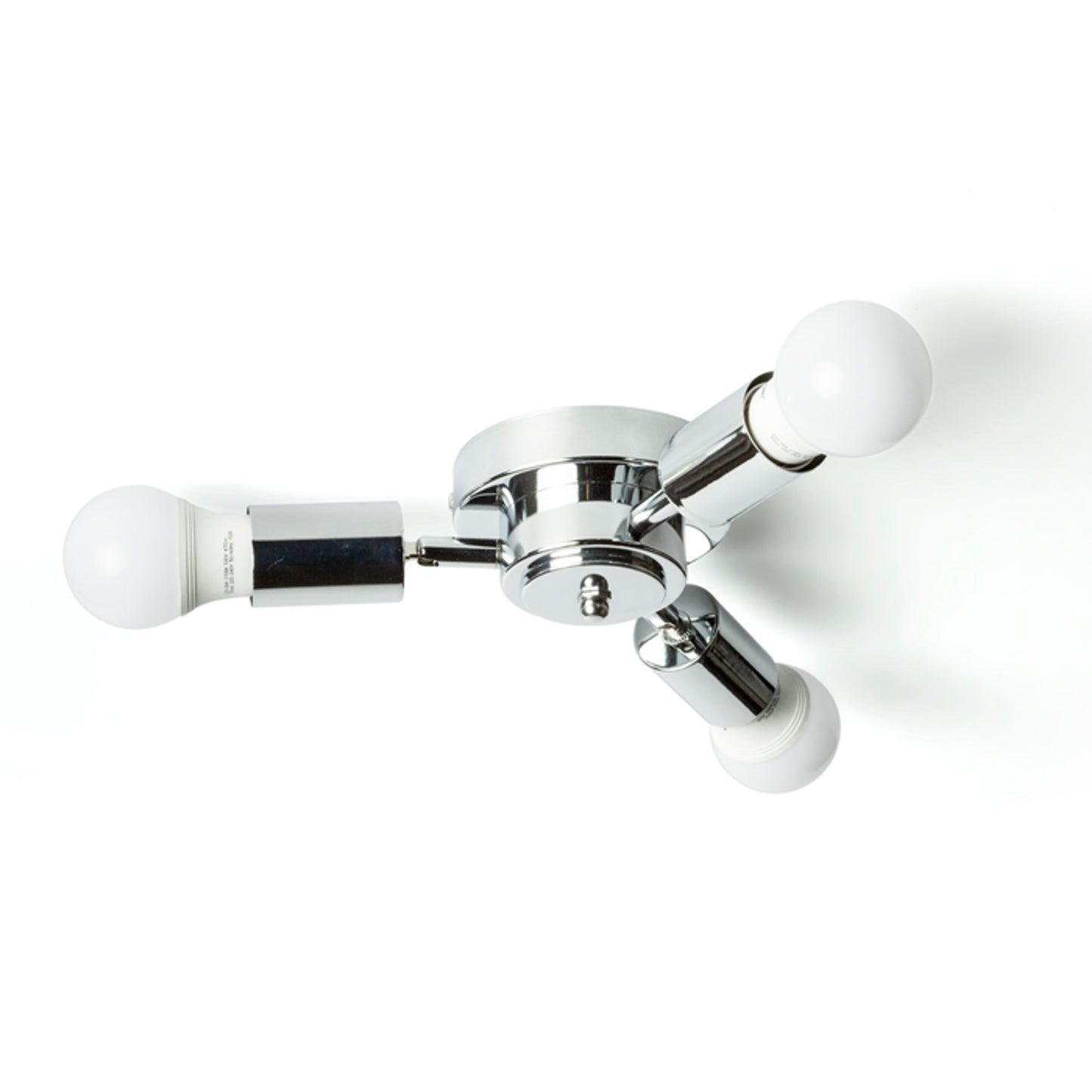 RENDL shades, shade bases, pendent sets POSTE ceiling base chrome 230V LED E27 3x15W R11799 3