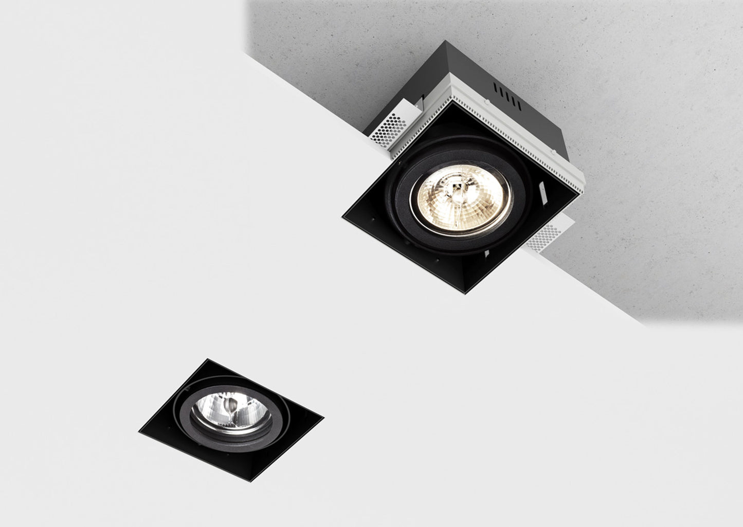 RENDL recessed light ELECTRA I black 12V LED G53 15W R12050 11