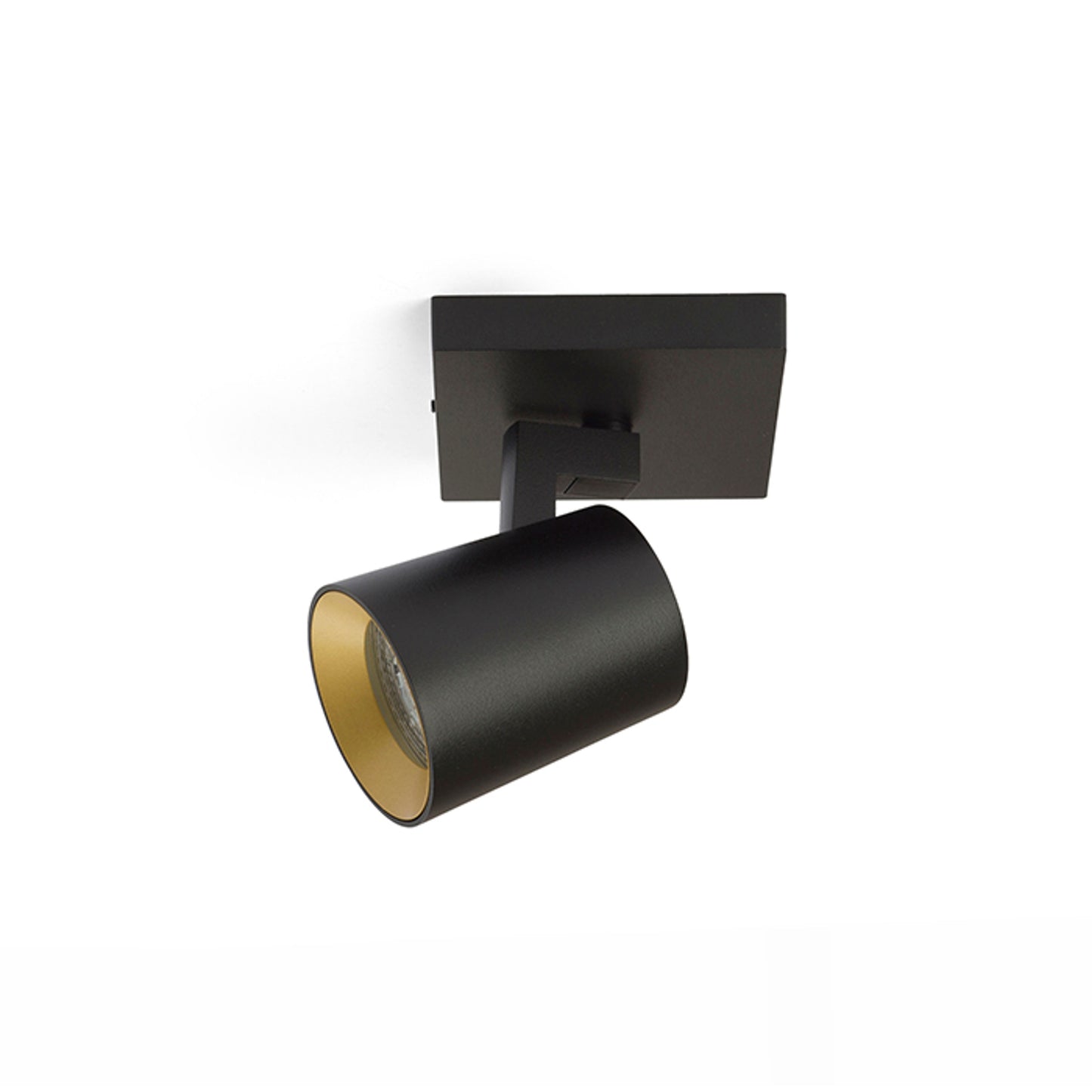 RENDL spotlight KENNY I surface mounted black/gold 230V LED GU10 8W R12914 3
