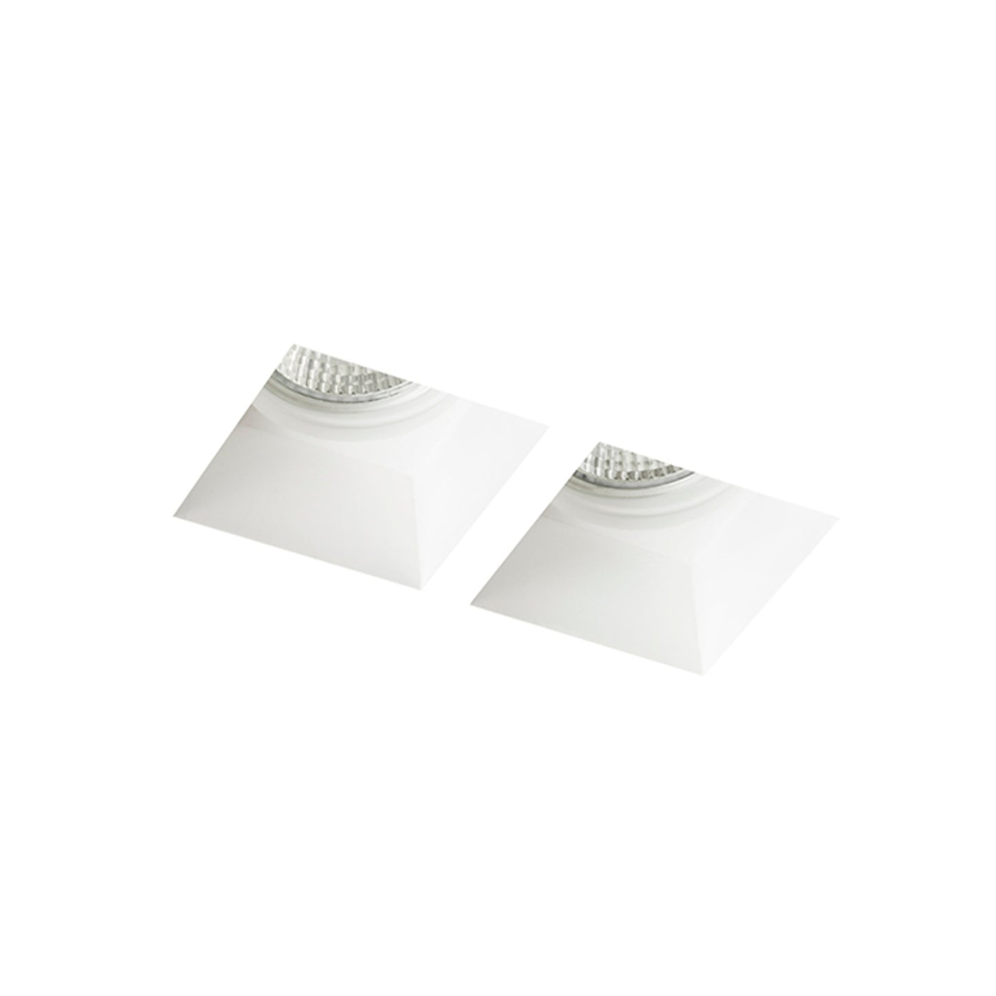 RENDL recessed light QUO SQ II recessed plaster 230V LED GU10 2x8W R13126 5