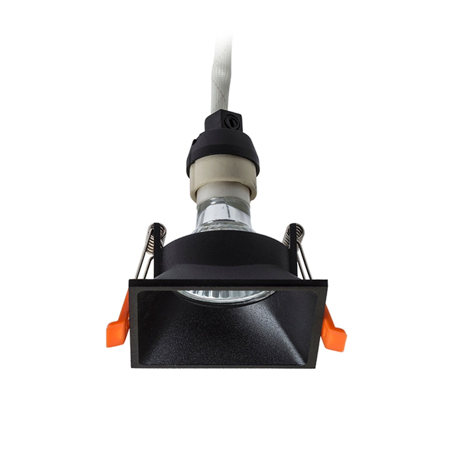 RENDL recessed light ZURI SQ recessed black 230V GU10 35W R13391 5