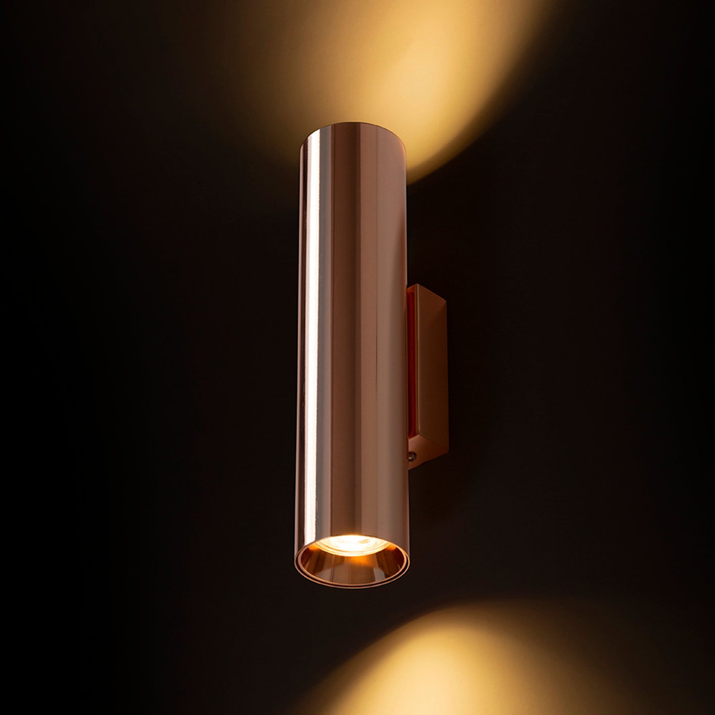 RENDL wall lamp LUKE wall copper 230V LED GU10 2x7W R14315 4