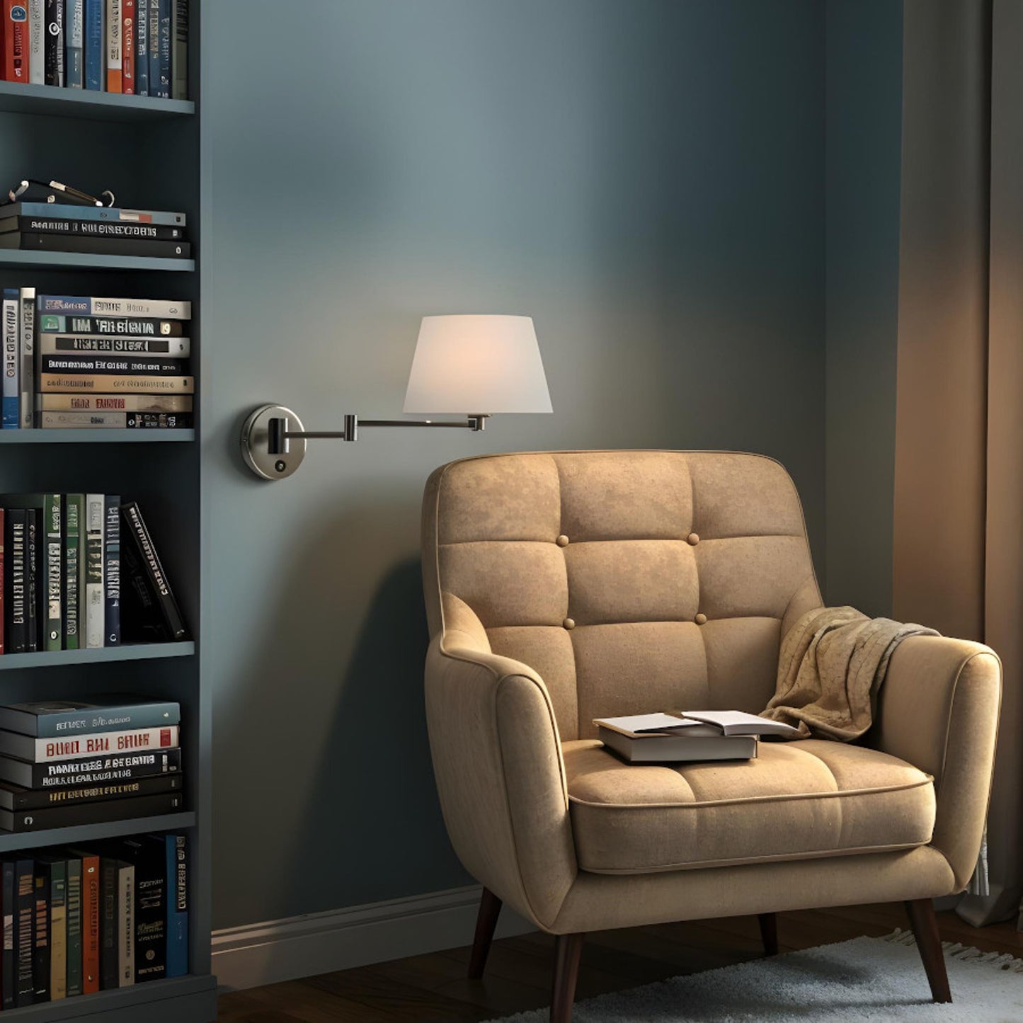 RENDL shades, shade bases, pendent sets AVENIDA wall base matt nickel 230V LED E27 11W R14376 8