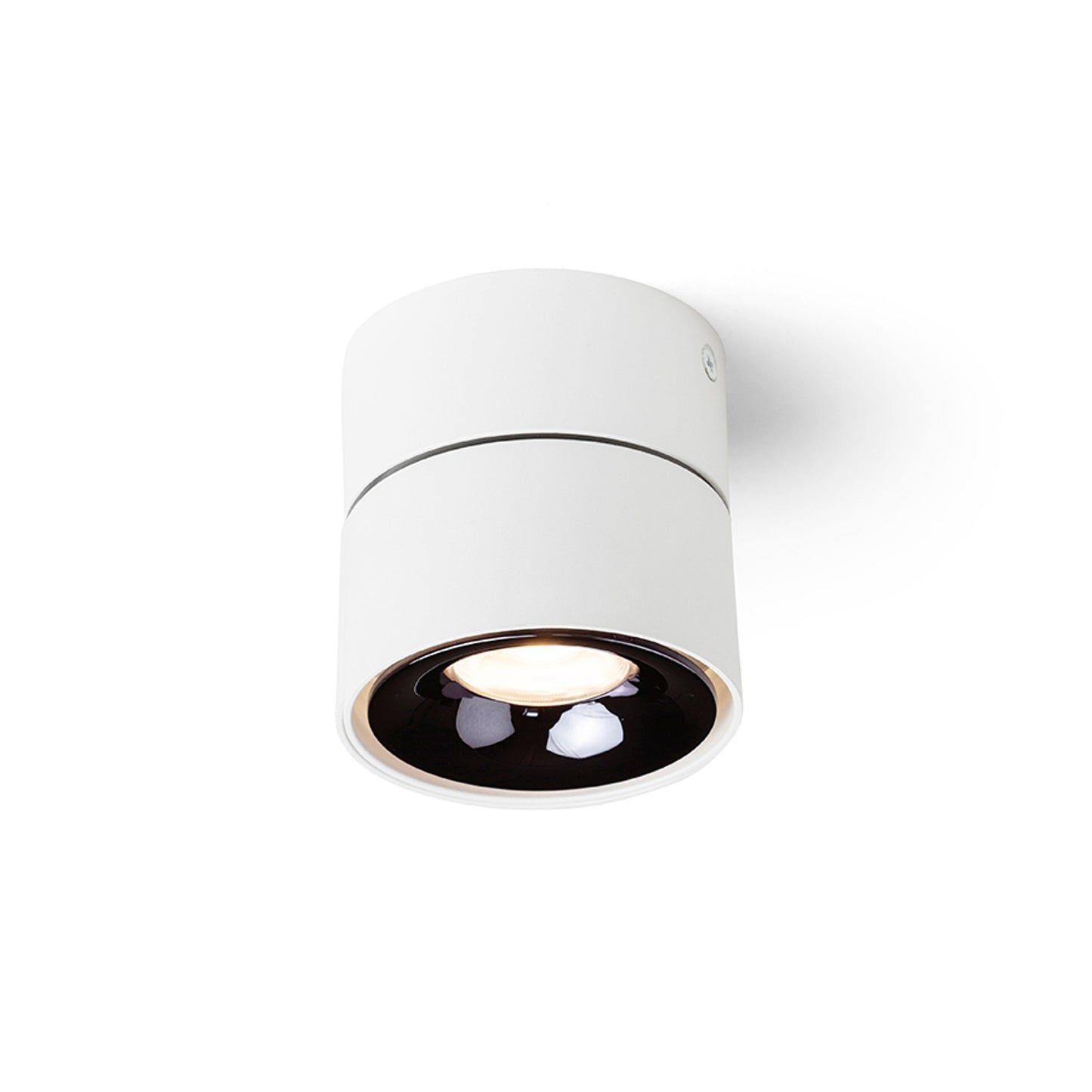 RENDL surface mounted lamp ALBANO surface mounted white black chrome 230V LED 5W 3000K R14425 2