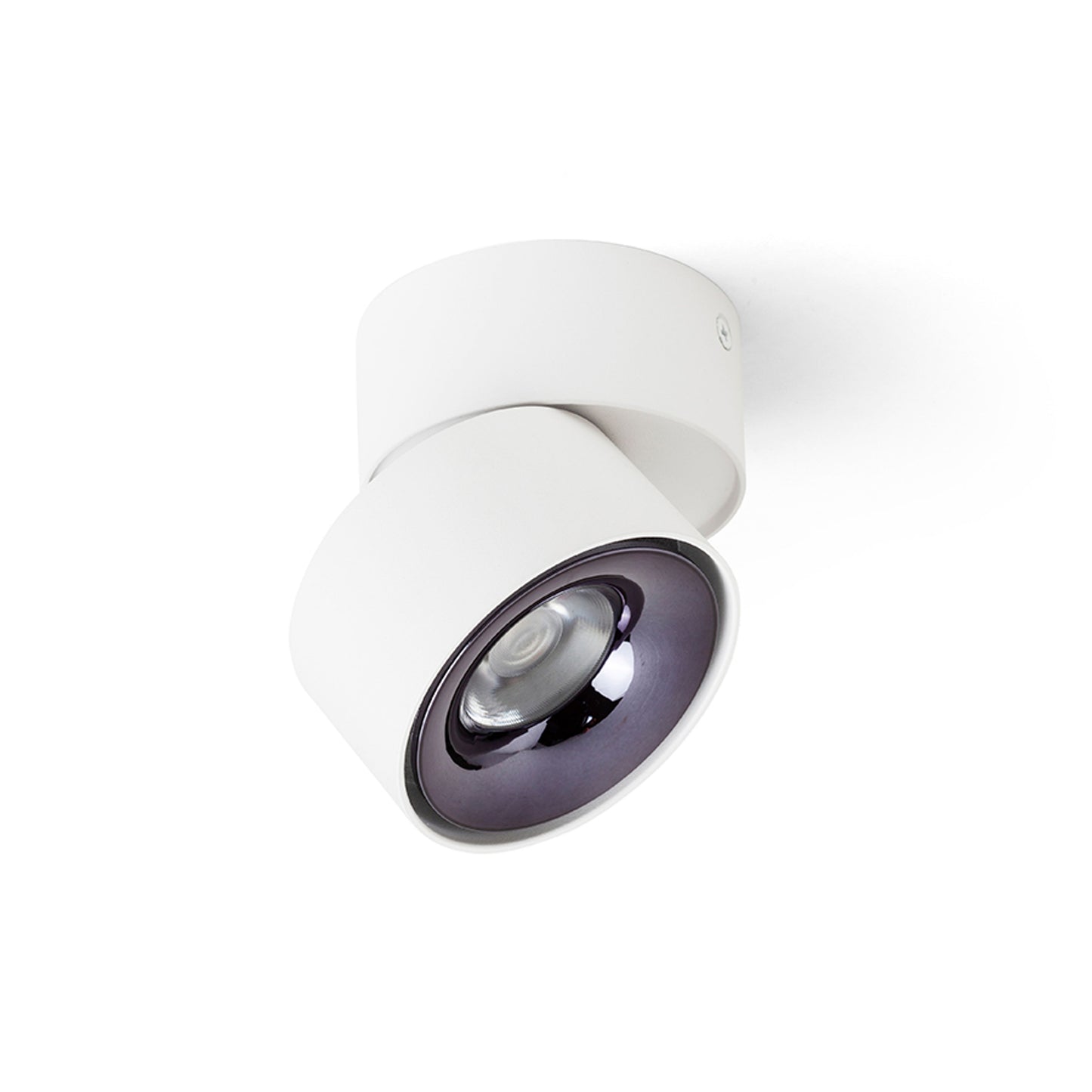 RENDL surface mounted lamp ALBANO surface mounted white black chrome 230V LED 5W 3000K R14425 5