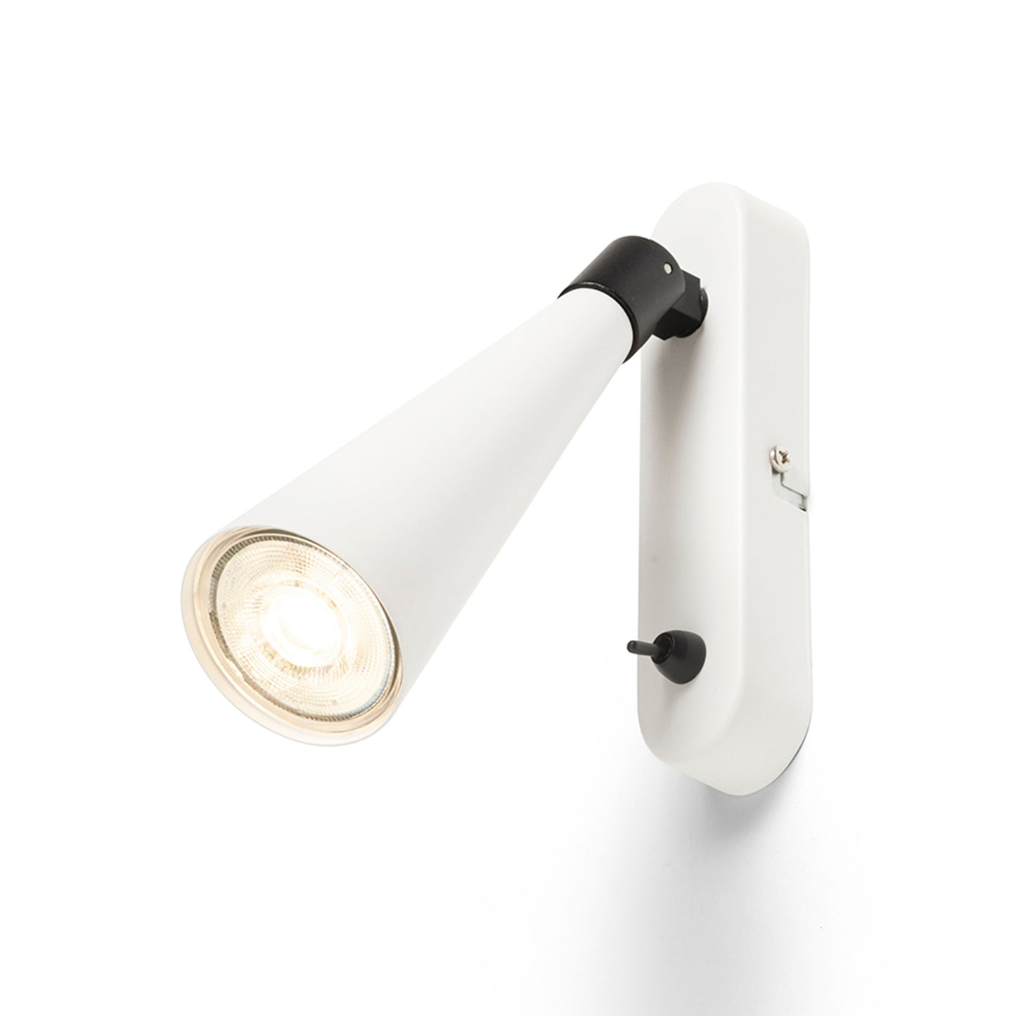 RENDL spotlight ALEXIS wall white/black 230V LED GU10 5W R14465 1