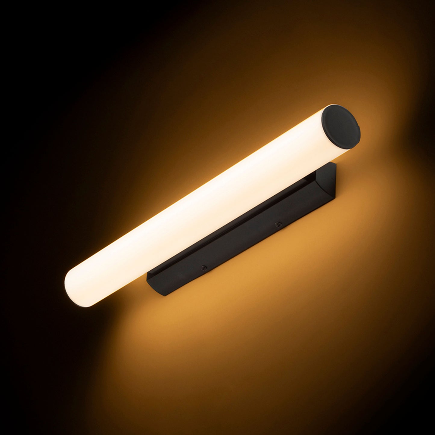 RENDL wall lamp RIVIER LED 59 wall black/frosted acrylic 230V LED 18W 3000K R14489 2