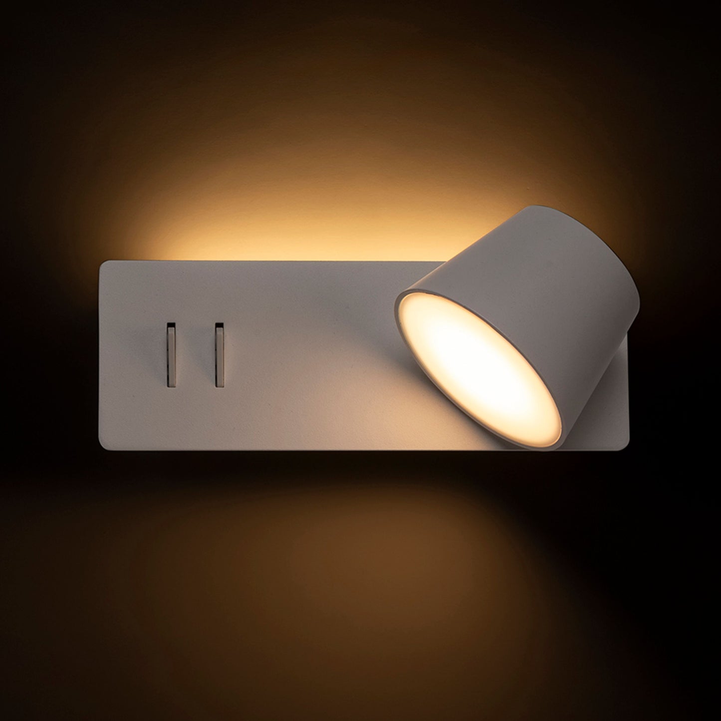 RENDL spotlight AMADEUS wall with backlighting white 230V LED 4+6W 3000K R14521 3