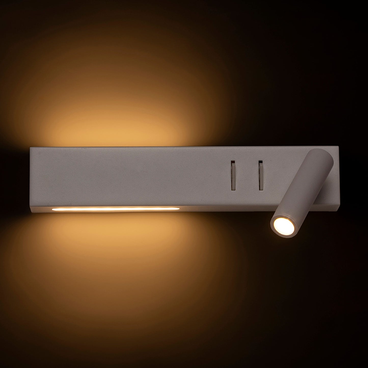 RENDL spotlight ODEON wall with backlighting white 230V LED 8+3W 30° 3000K R14523 8