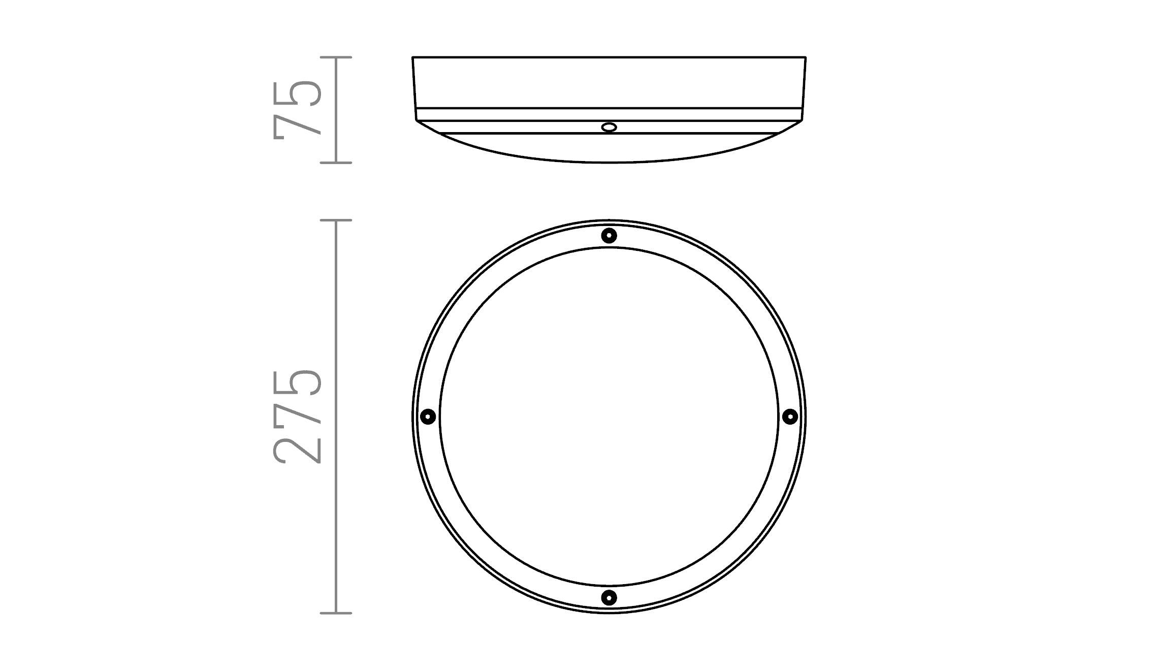 SONNY  таванна лампа - Product sketch