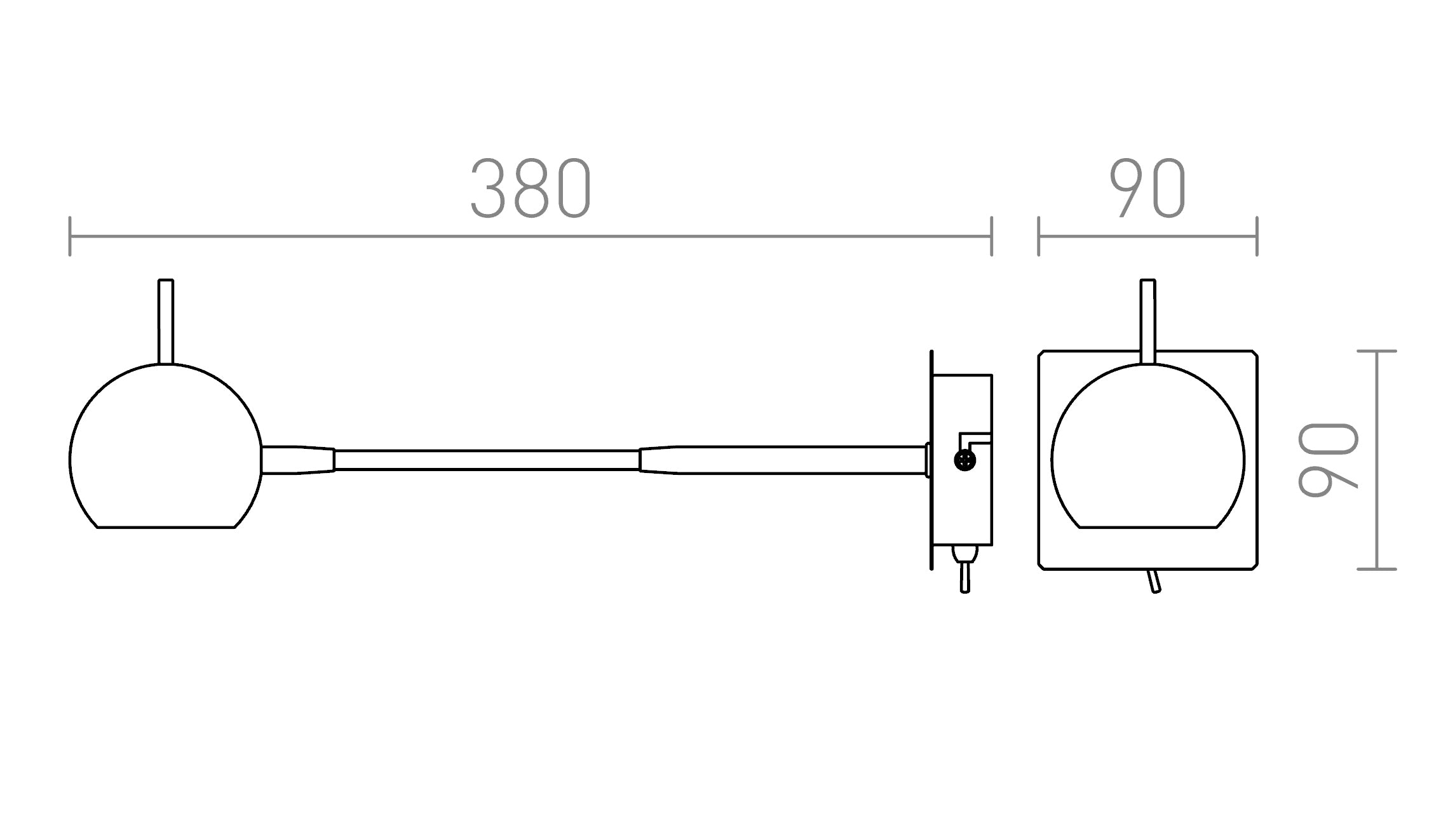 GLOSSY С ОГЪВАЕМО РАМО - Product sketch