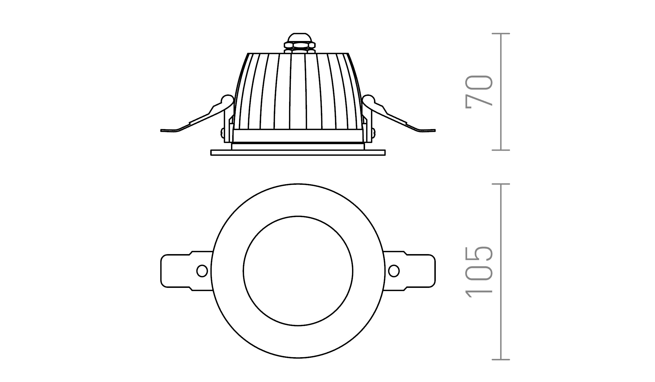 AMIGA КРЪГЛА - Product sketch