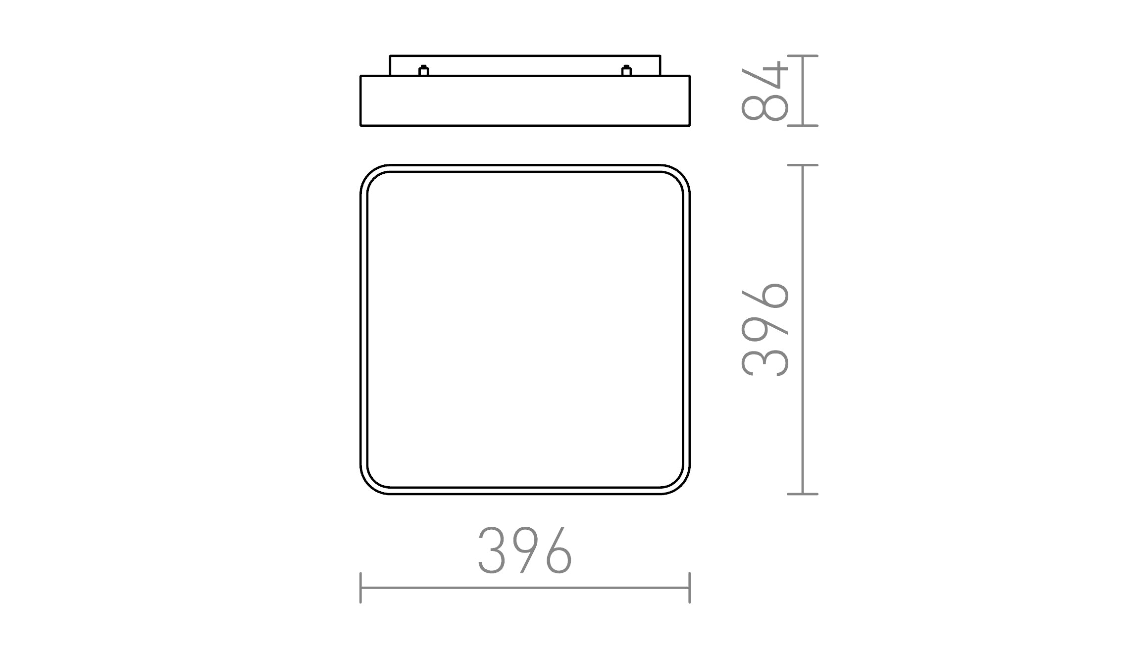 MENSA SQ 40 ТАВАННА - Product sketch