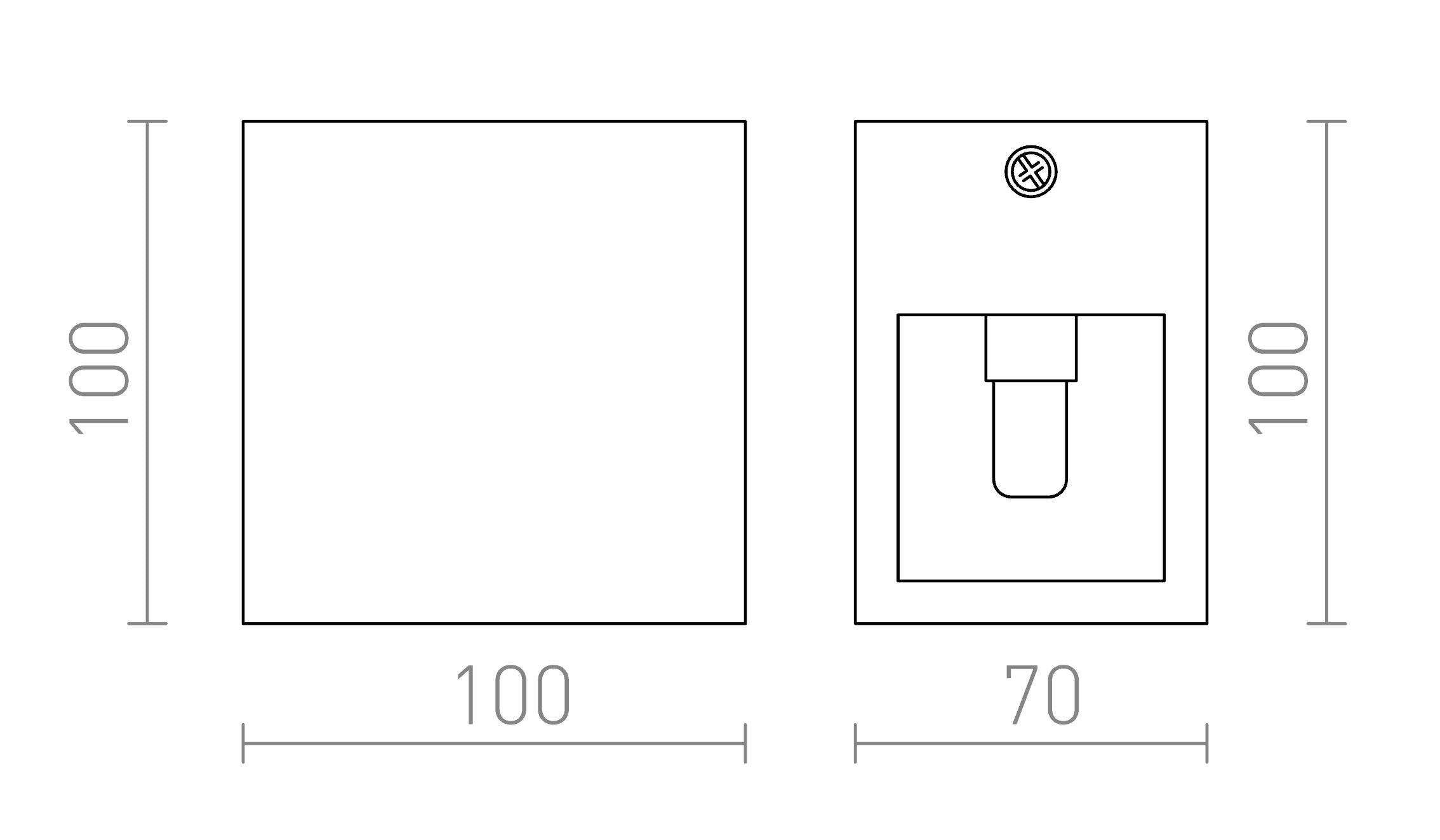 JACK RC S СТЕННА - Product sketch