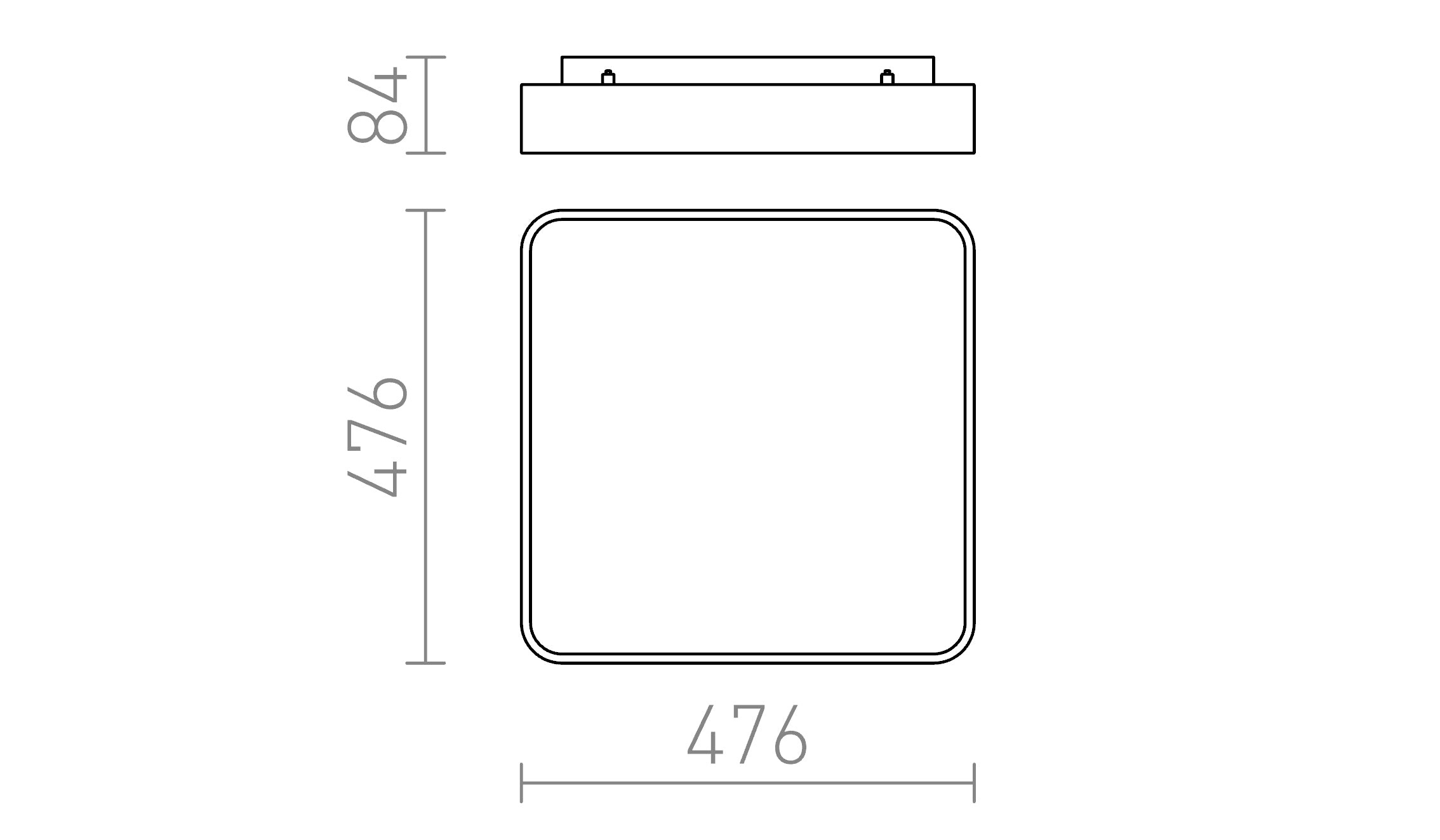 MENSA SQ 48 ТАВАННА - Product sketch