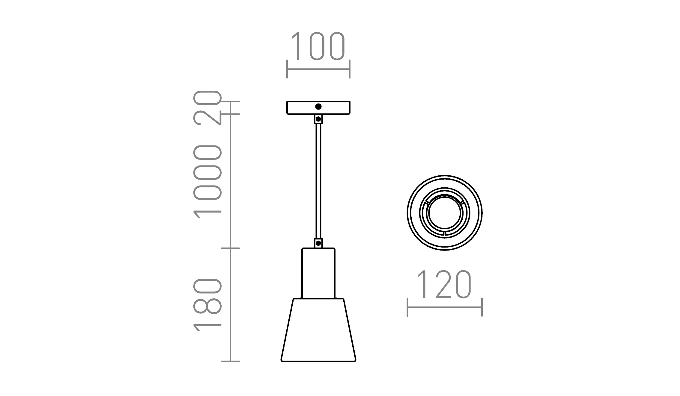 ICAR ВИСЯЩА - Product sketch