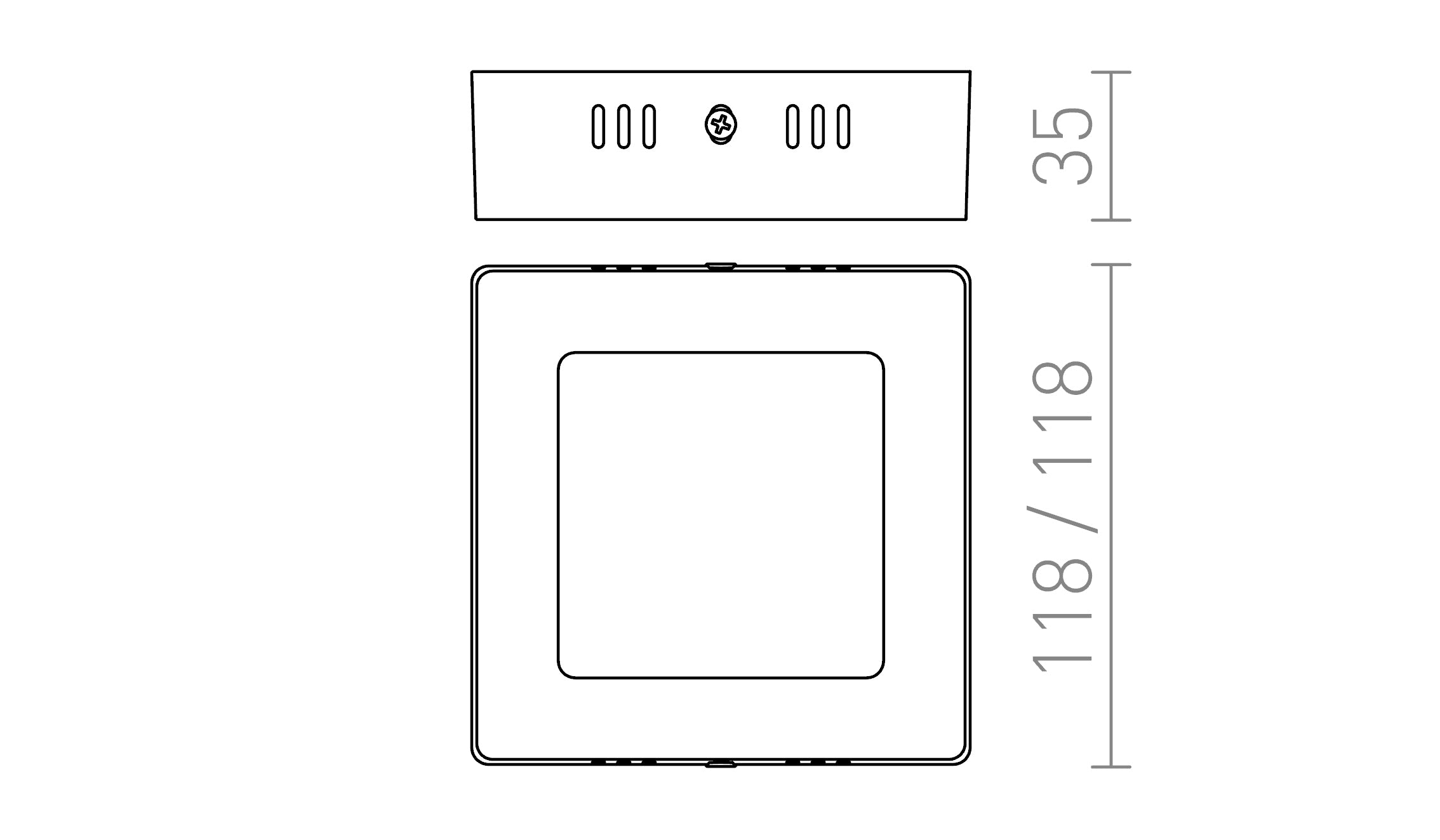 SOCORRO SQ 120 МОНТАЖНА - Product sketch
