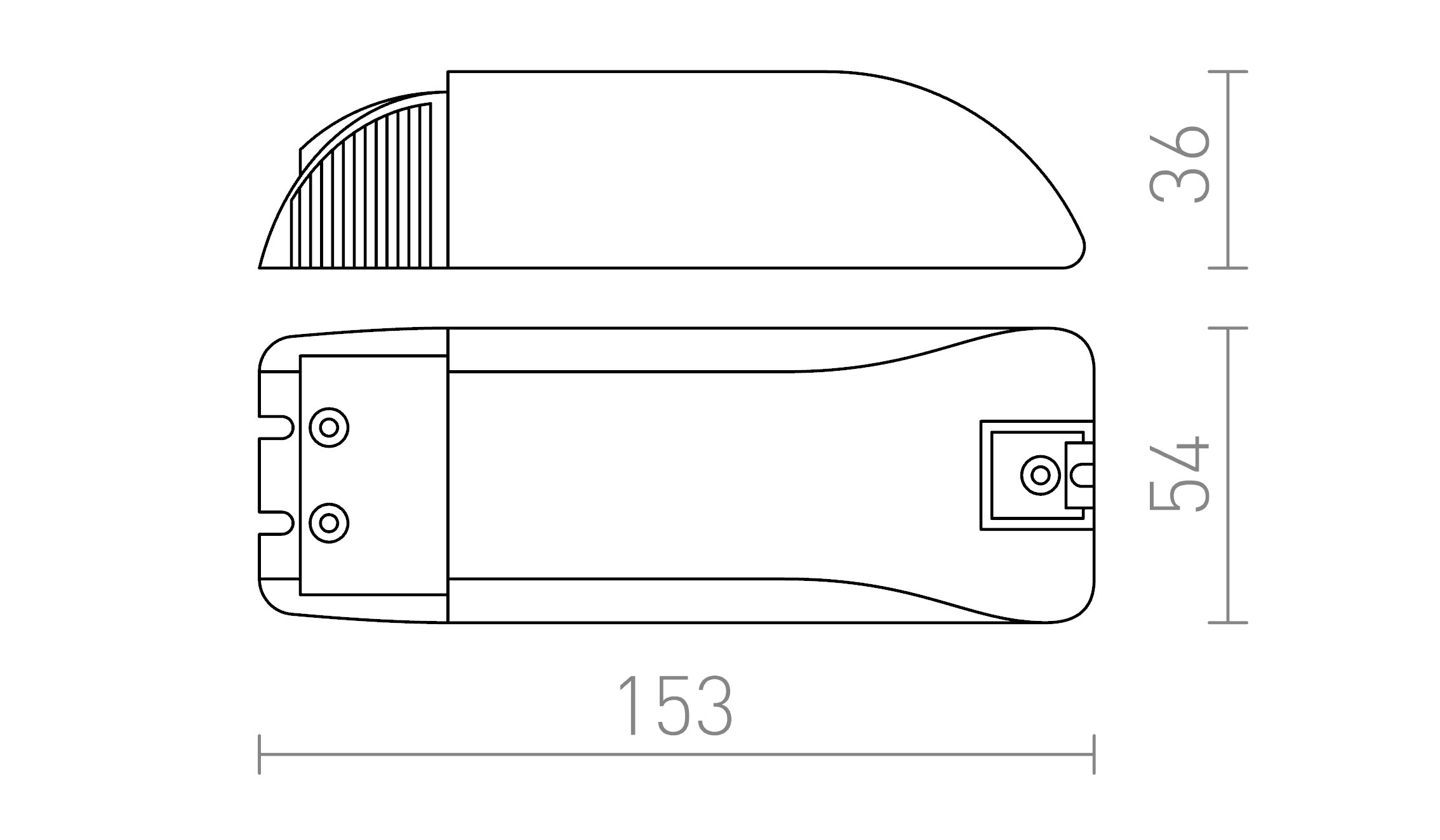 TRAFO 12V 150 - Product sketch