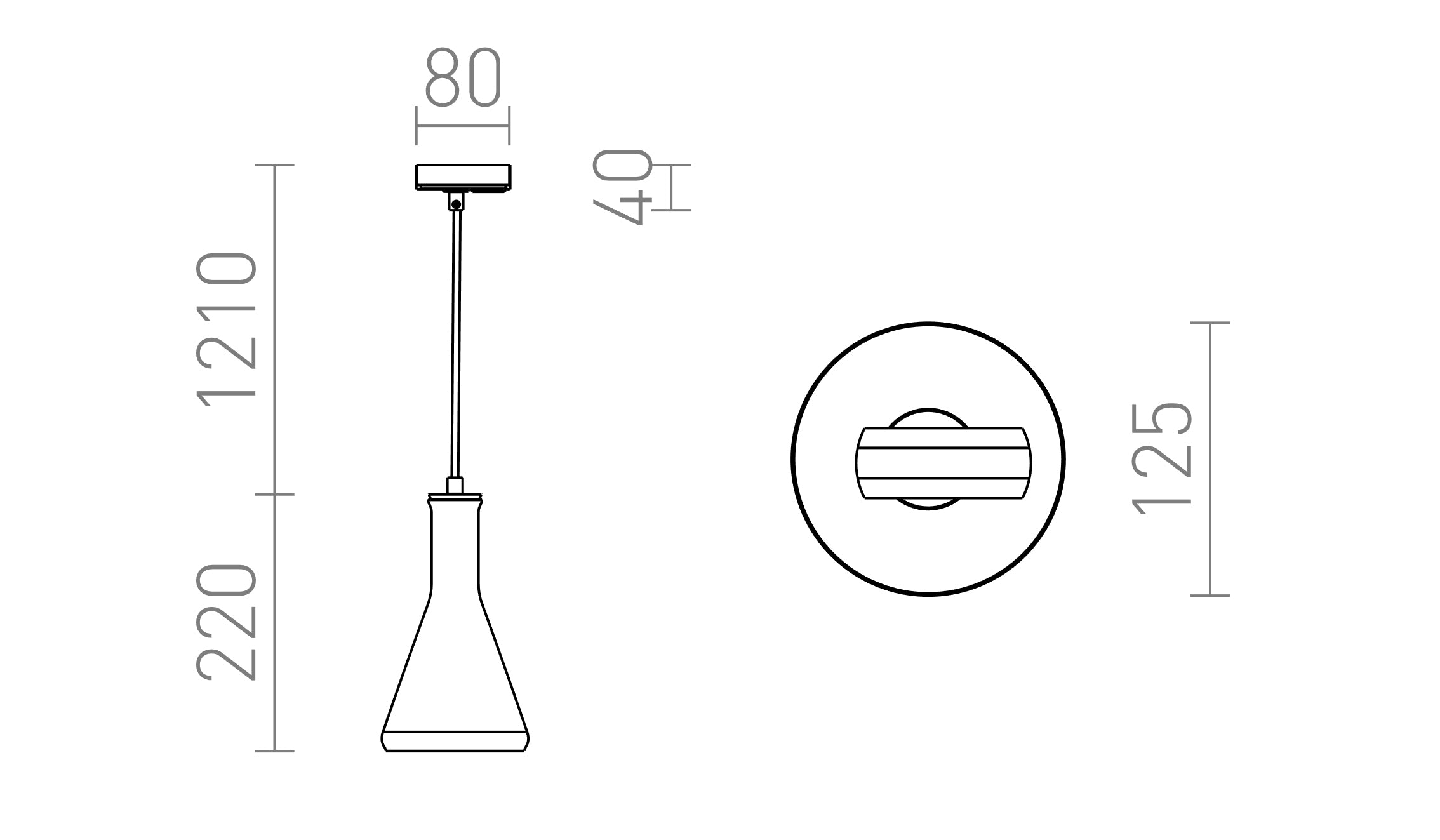 PULIRE CON per binario monofase - Product sketch
