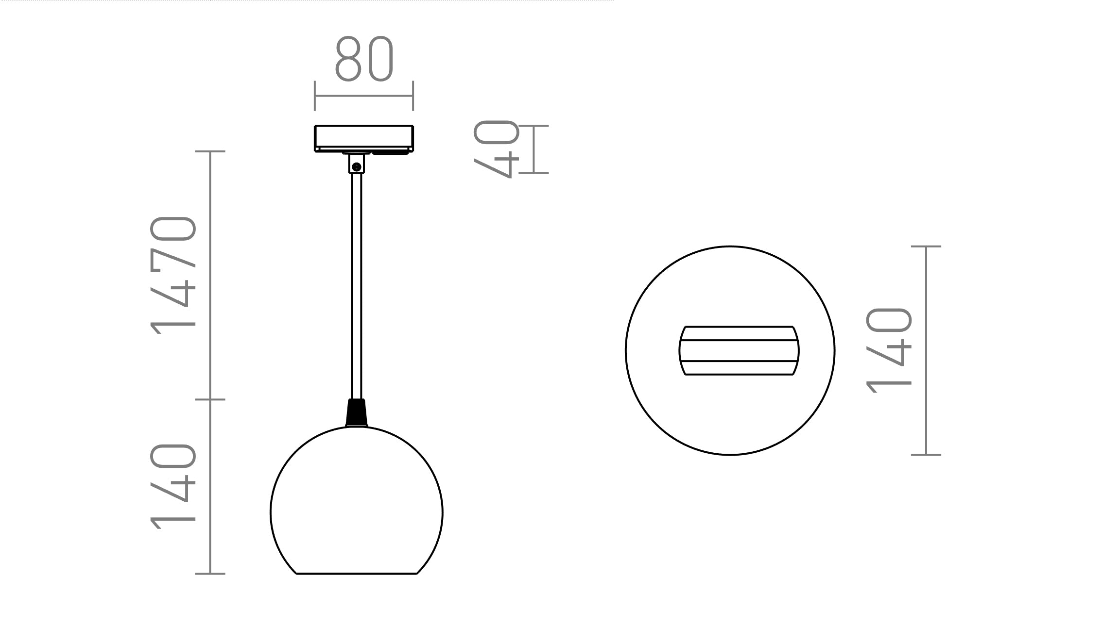 COPA ЗА ТРИФАЗНА ШИНА - Product sketch