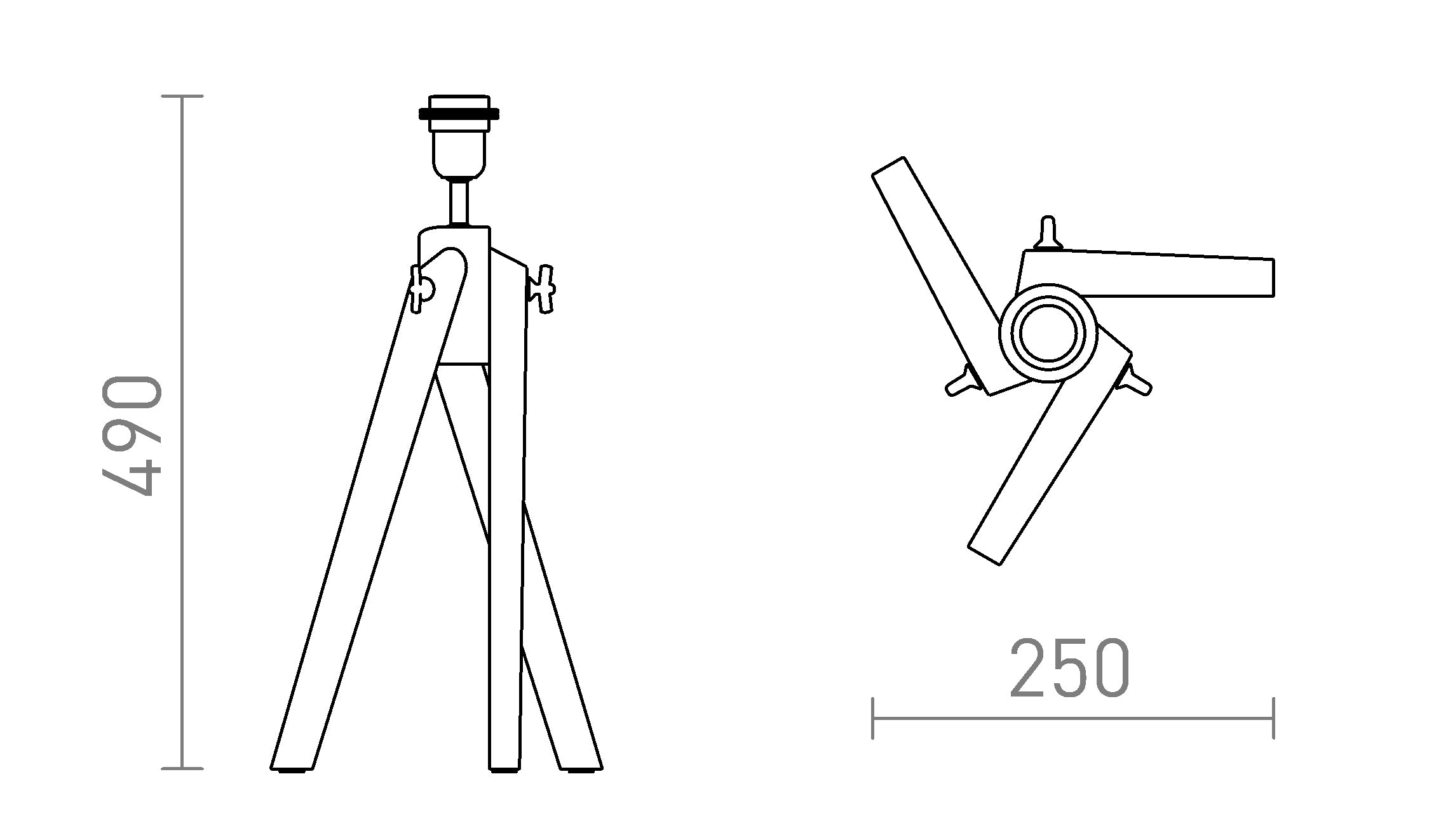 AMBITUS  namizna osnova - Product sketch