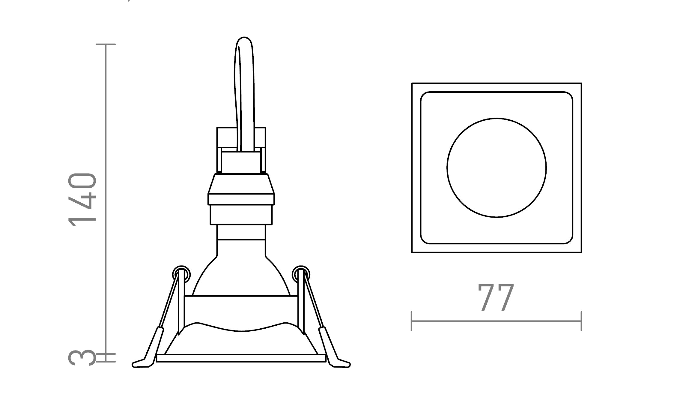 ZURI SQ - Product sketch