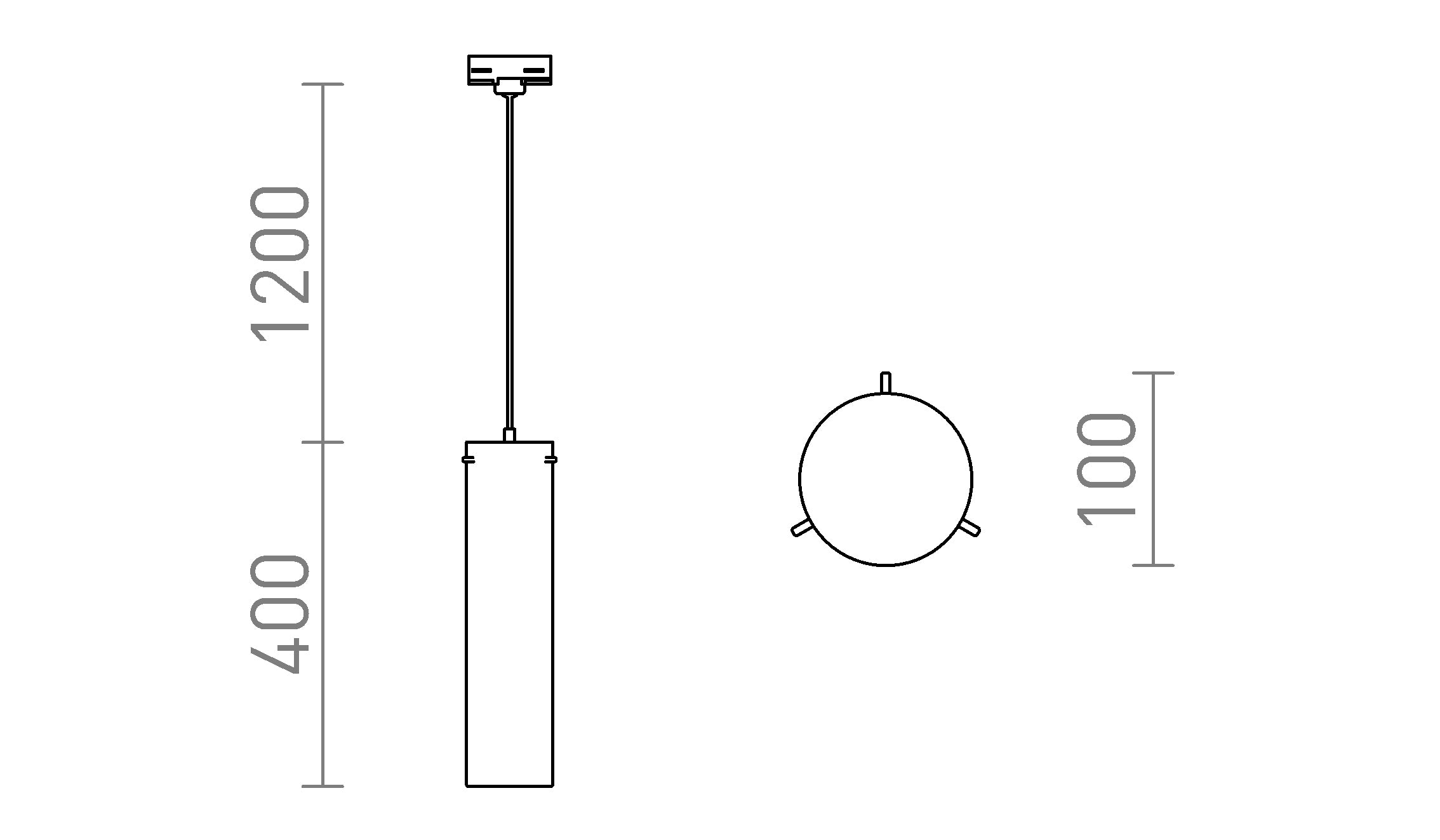 GARNISH ЗА ТРИФАЗНА ШИНА - Product sketch