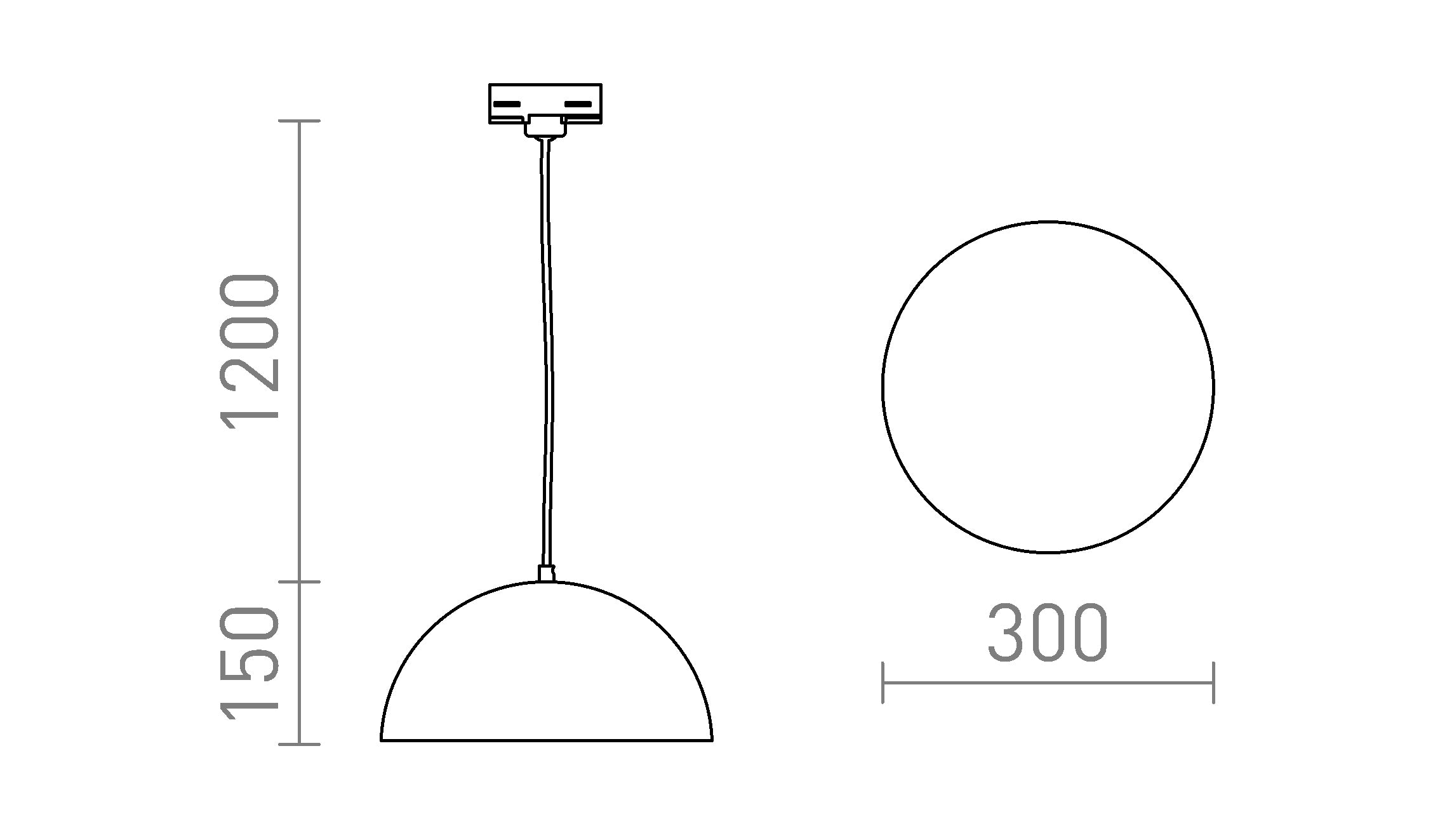 GLADYS 30 ЗА ТРИФАЗНА ШИНА - Product sketch