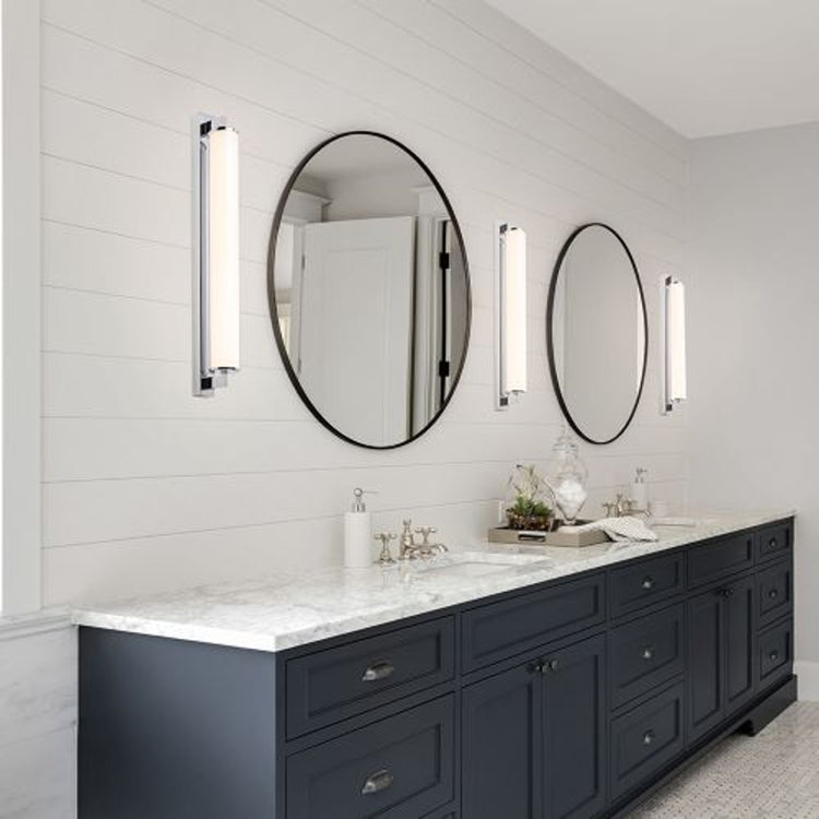 Bathroom mirror side lights