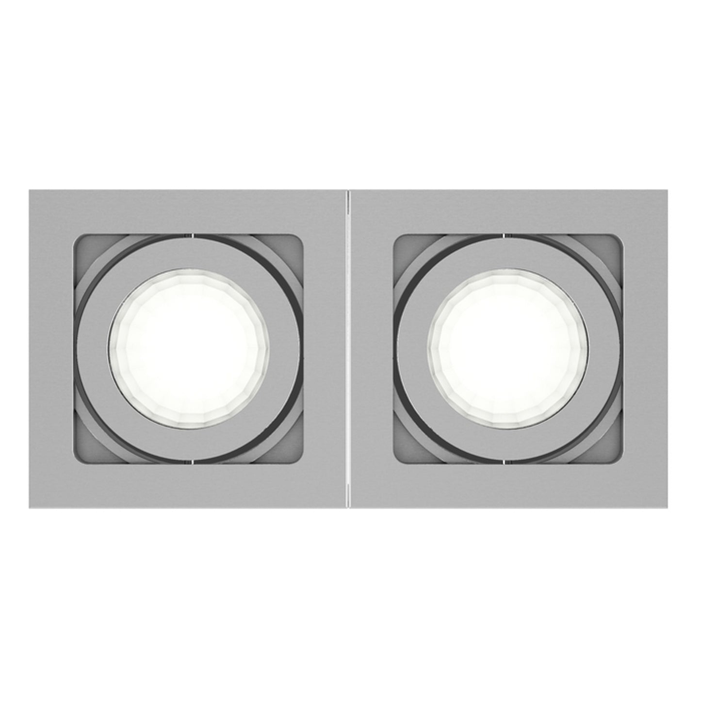 RENDL surface mounted lamp BERIT II ceiling aluminum 230V GU10 2x50W R10120 2
