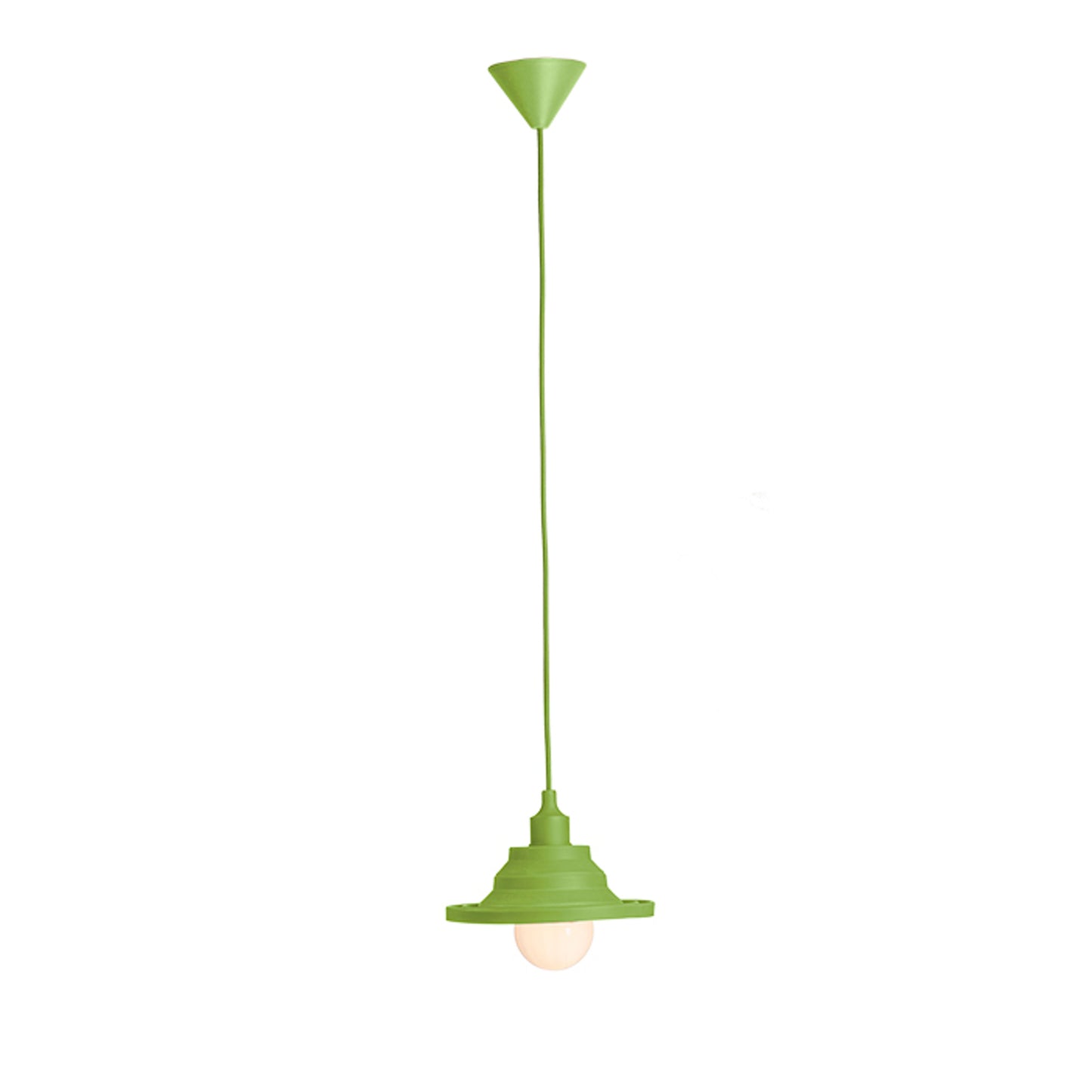 RENDL Outlet AMICI silicone pendant green  230V LED E27 15W R10620 2