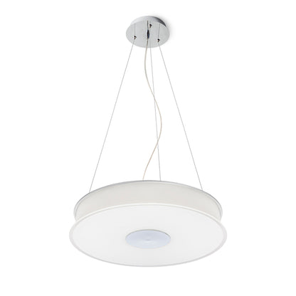 RENDL pendant lamp ASTERI pendant  satinated glass/chrome 230V 2GX13 40W R10626 1