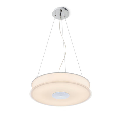 RENDL pendant lamp ASTERI pendant  satinated glass/chrome 230V 2GX13 40W R10626 2