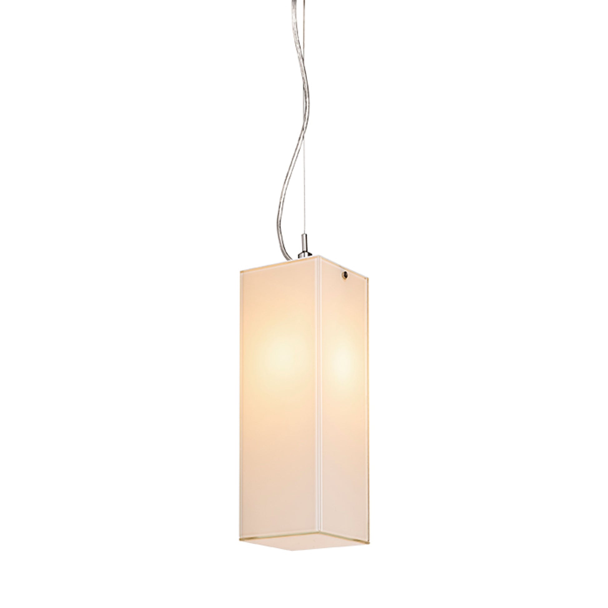 RENDL Outlet LUCIA 30x10 pendant  satinated glass/chrome 230V LED E27 15W R10627 6