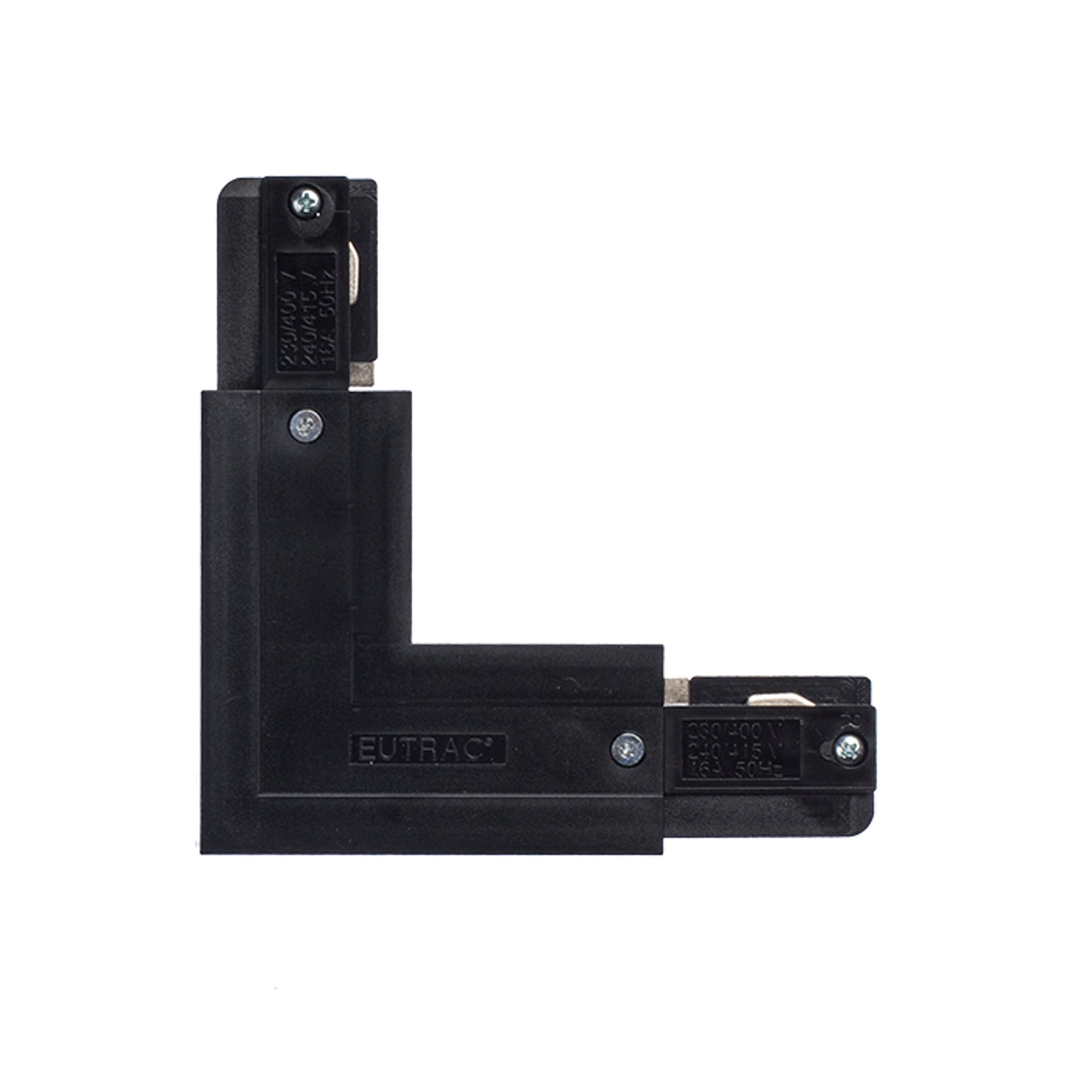 RENDL 3-circuit track system EUTRAC L connector inner polarity black 230V  R11327 2