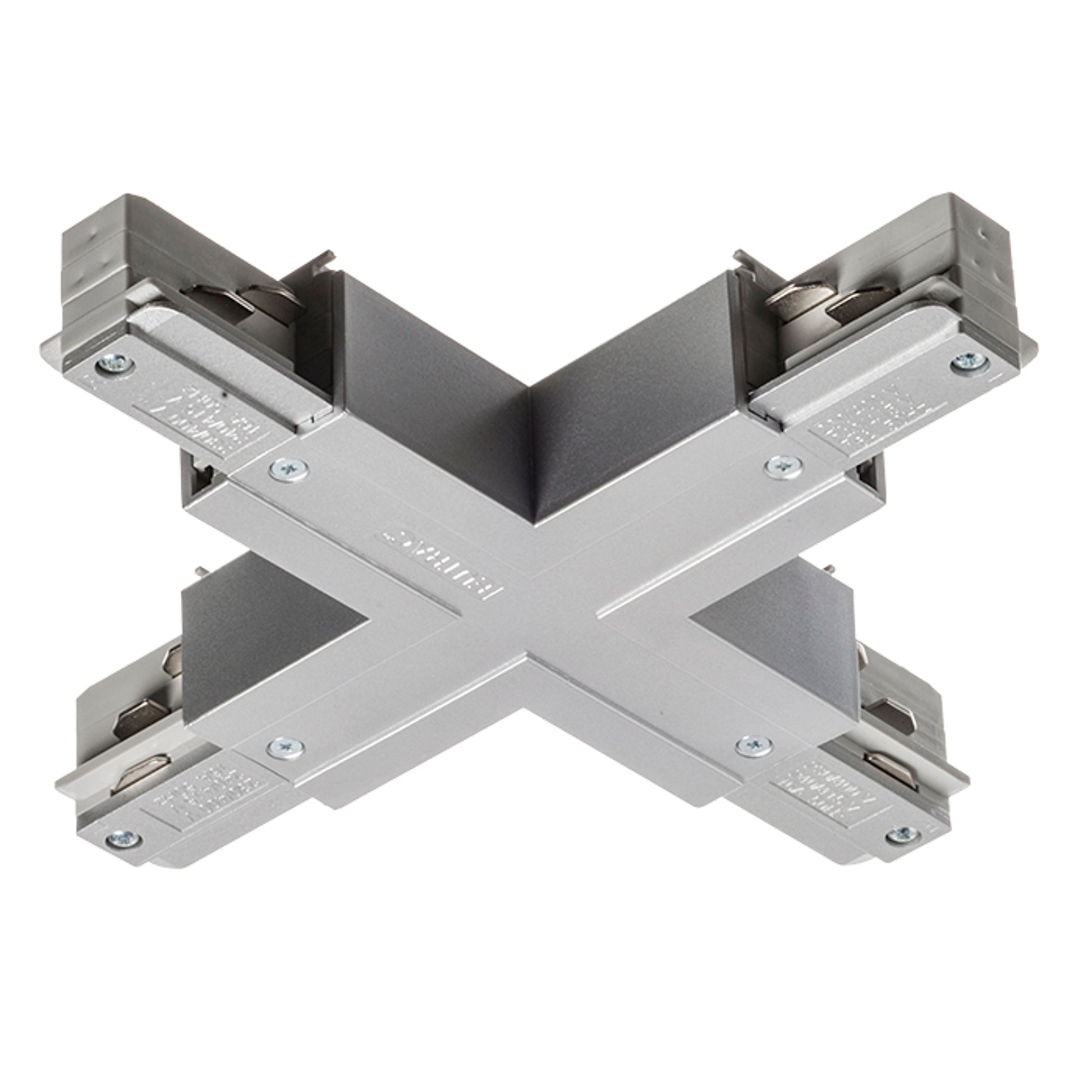 RENDL 3-circuit track system EUTRAC X connector silver grey 230V  R11340 1