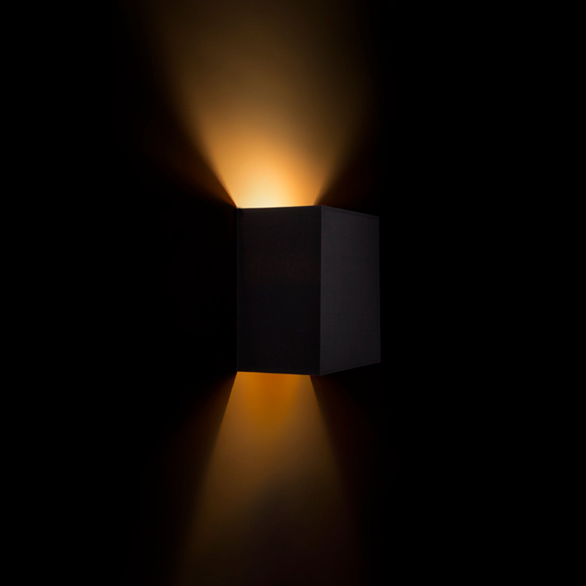 RENDL wall lamp LOPE W 25/14 wall  Polycotton black/copper foil 230V LED E27 15W R11377 2