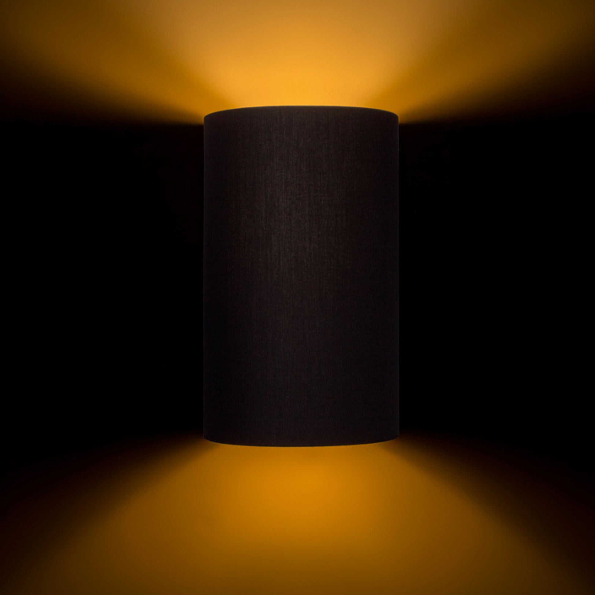 RENDL wall lamp RON W 15/25 wall  Polycotton black/golden foil 230V LED E27 15W R11464 4