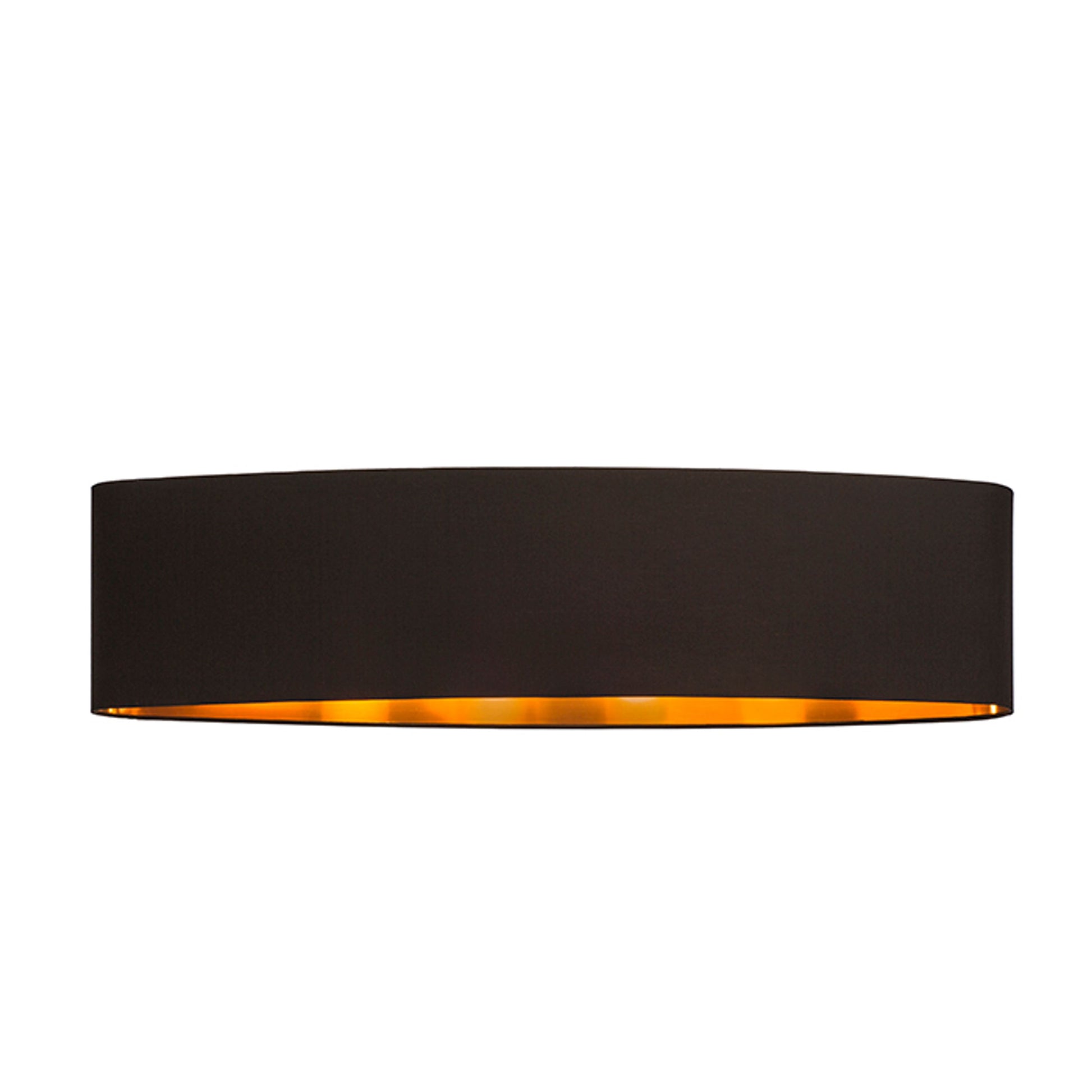 RENDL shades, shade bases, pendent sets CASUAL 90/22 shade Polycotton black/copper foil max. 23W R11485 1