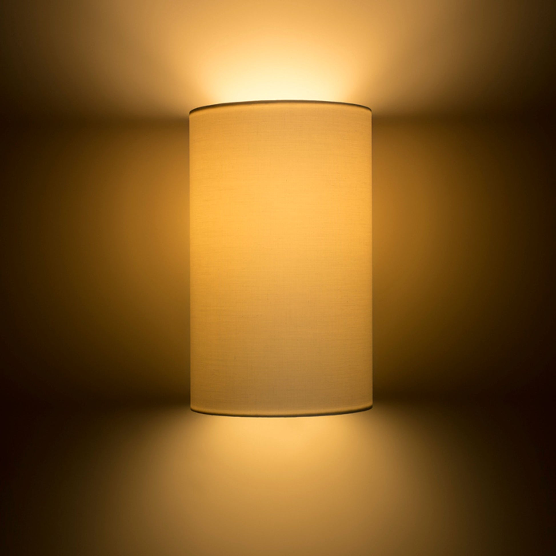 RENDL wall lamp RON W 15/25 wall  Polycotton white/white PVC 230V LED E27 15W R11492 5